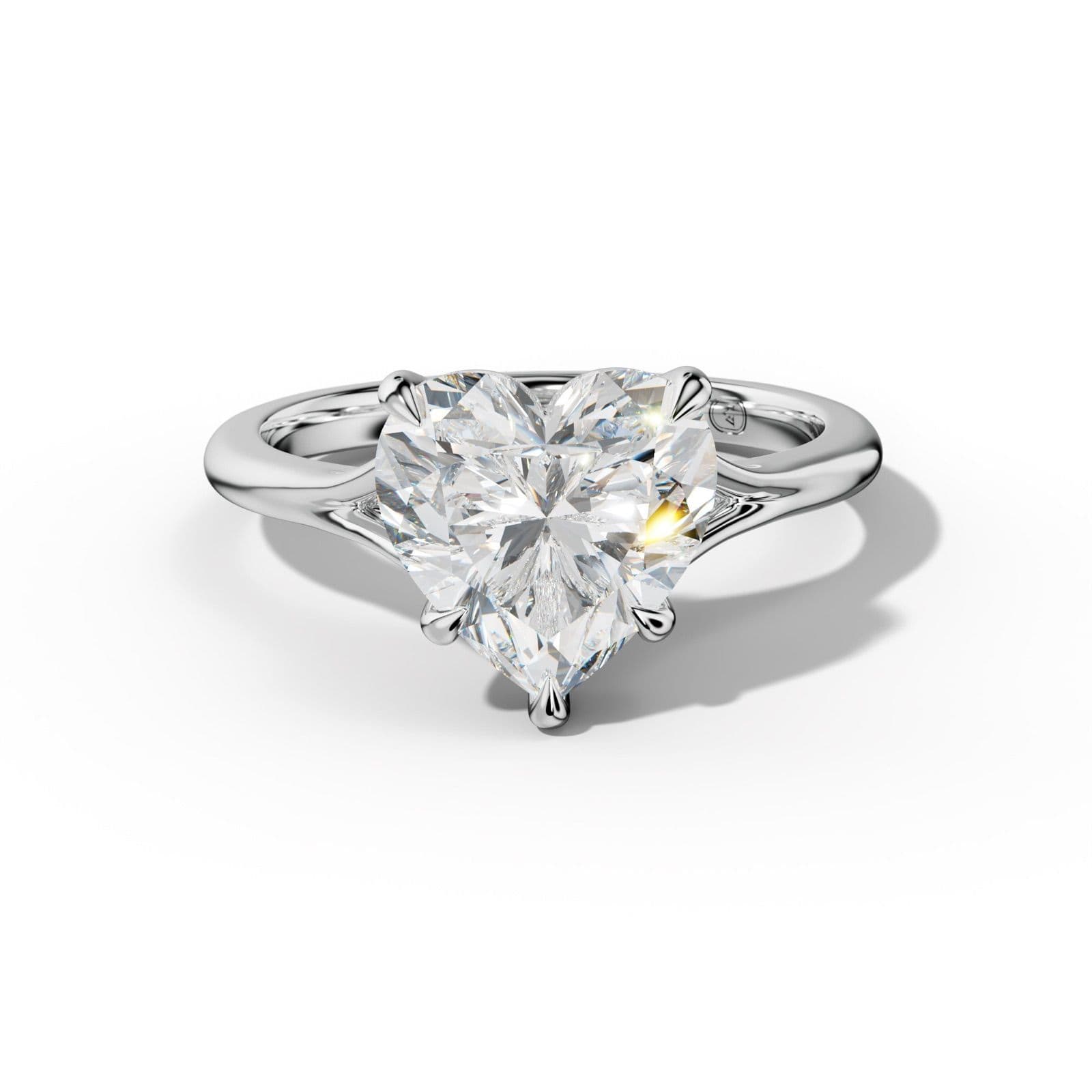 Jane Heart Diamond Engagement Ring