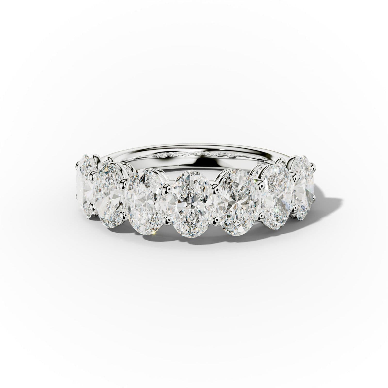 3.0 Carat Oval Diamond Anniversary Band