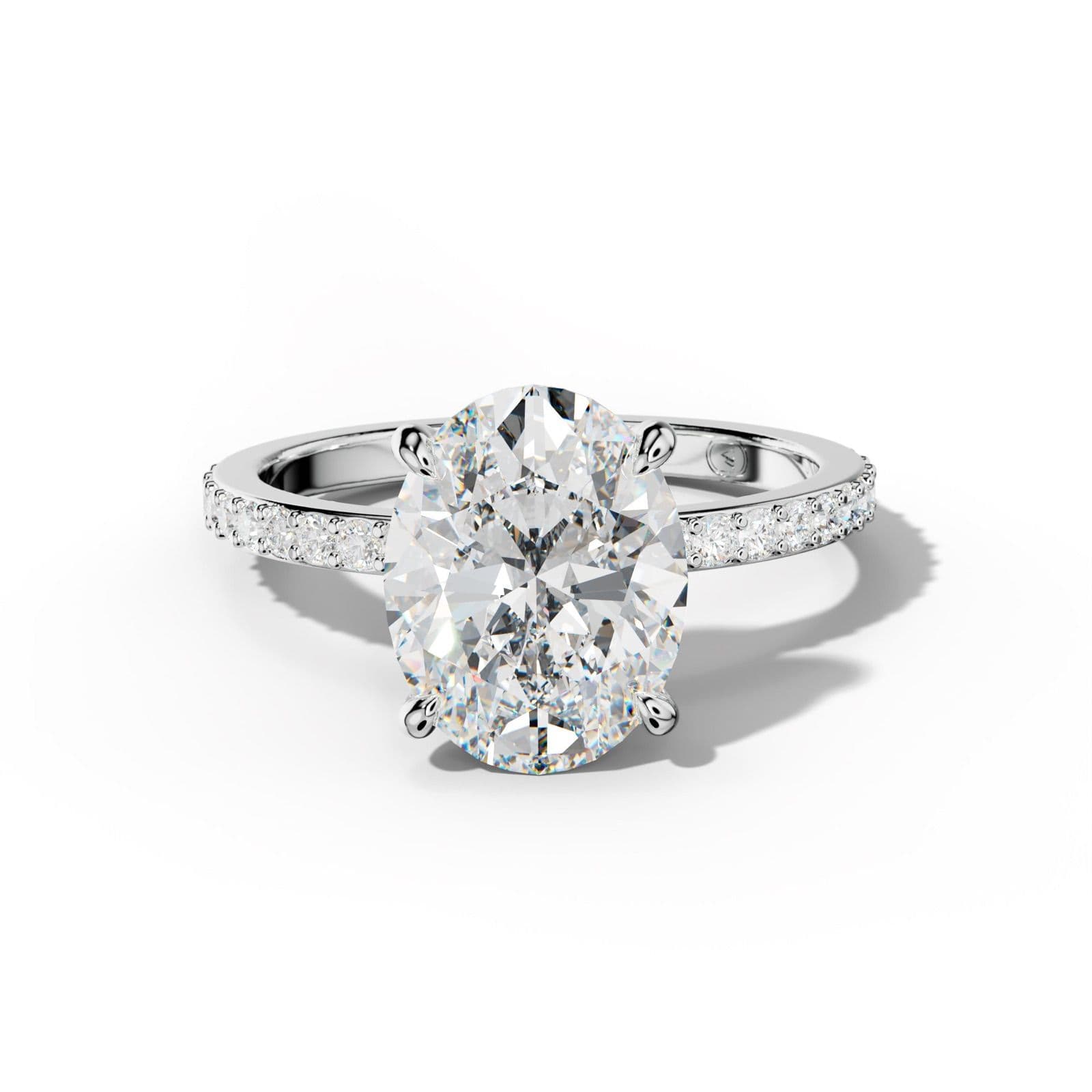 Olivia Oval Diamond Engagement Ring