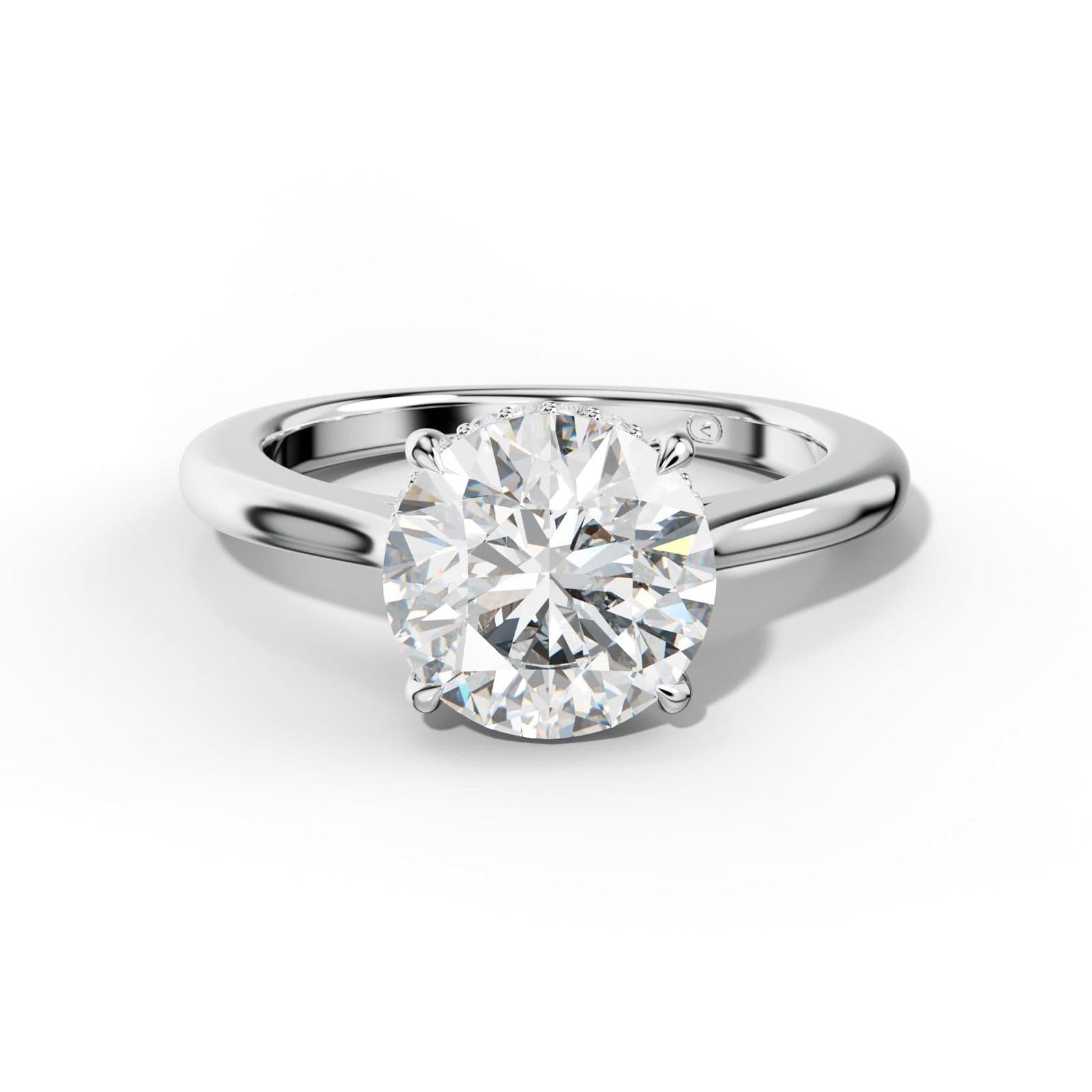 Millie Round Diamond Engagement Ring