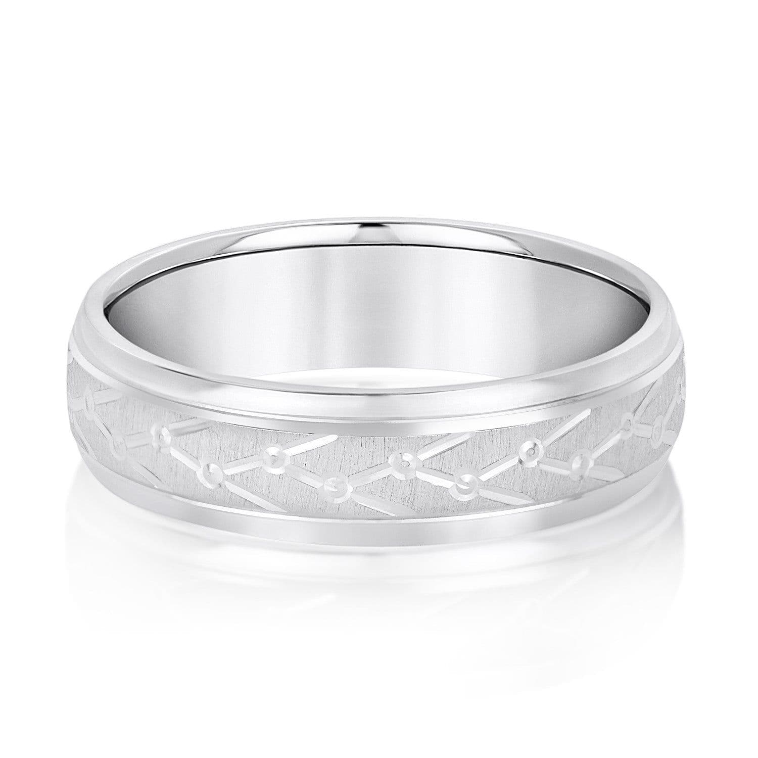 Men’s Unique Structured Pattern Design Band