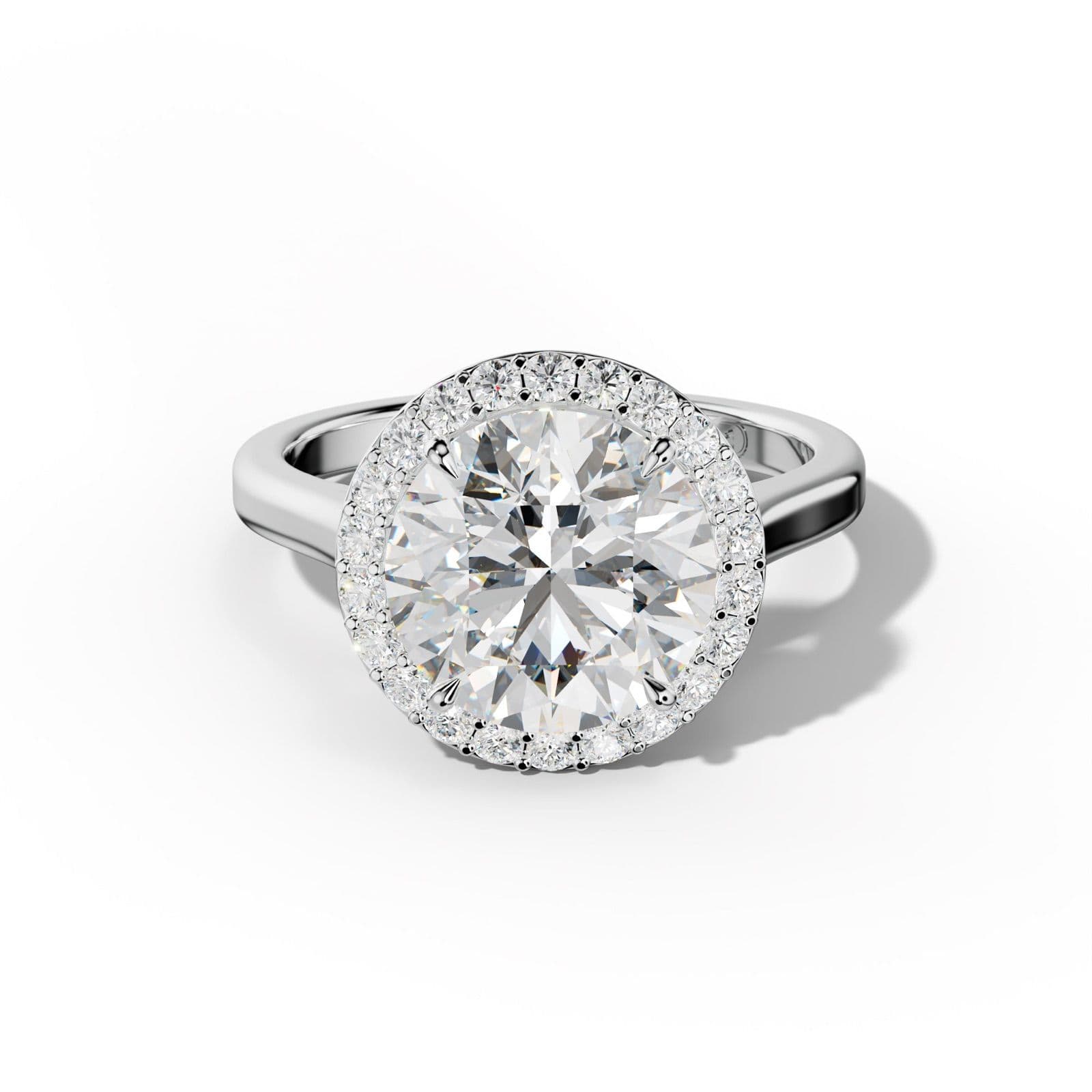 Josephine Round Diamond Engagement Ring