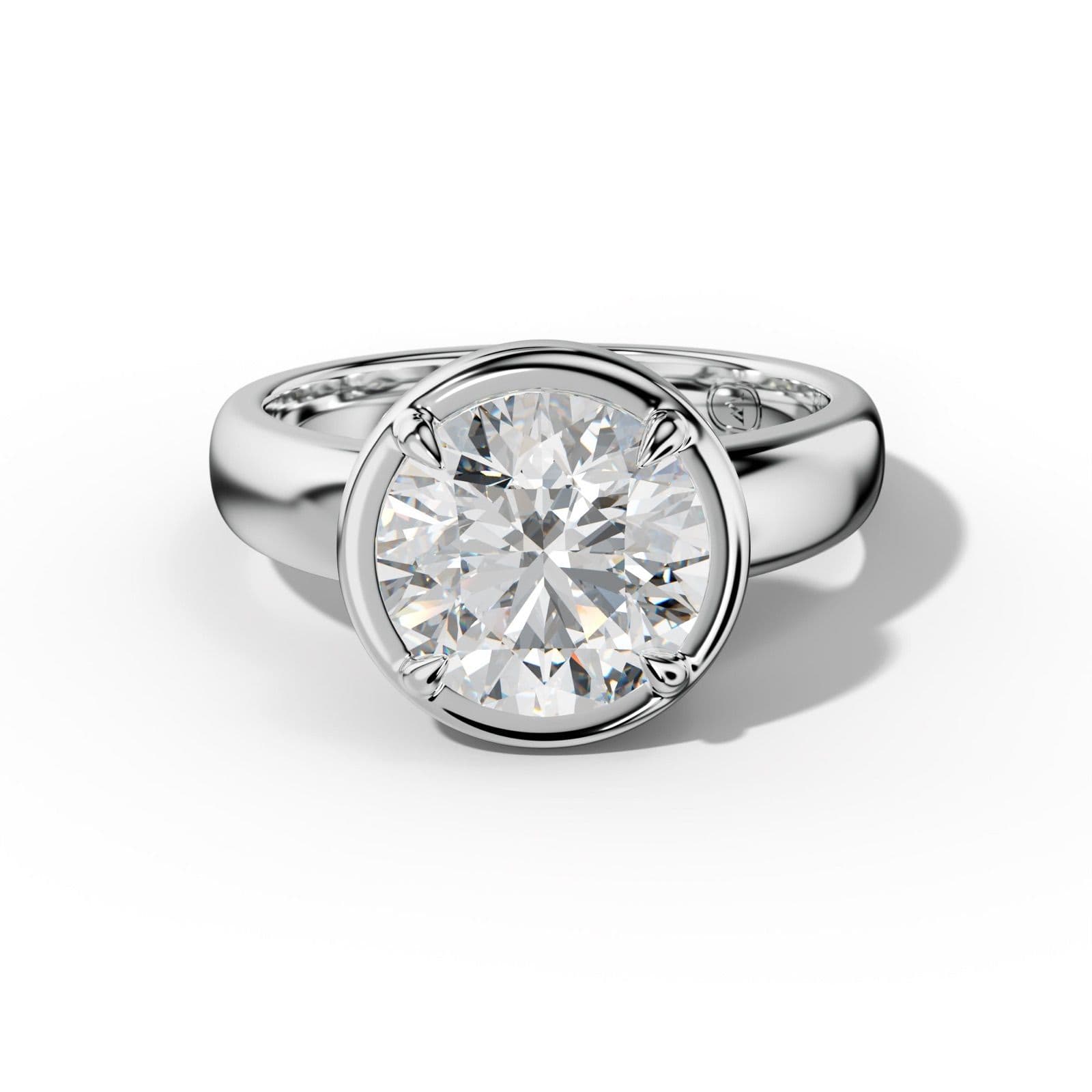 Giselle Round Diamond Engagement Ring