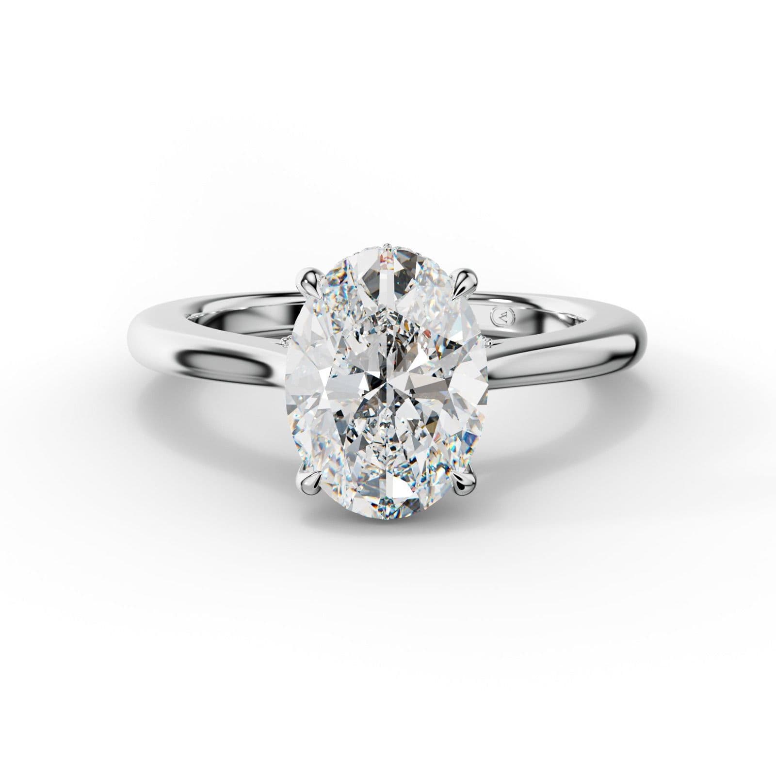 Millie Oval Diamond Engagement Ring