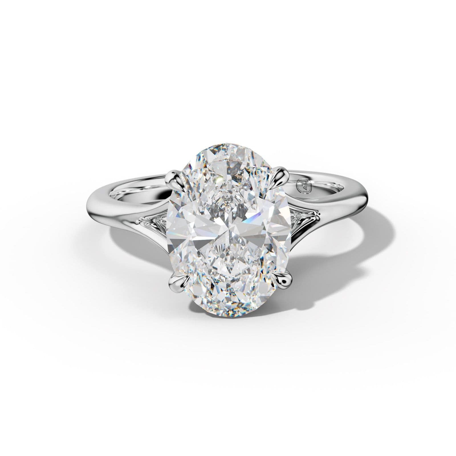 Jane Oval Diamond Engagement Ring