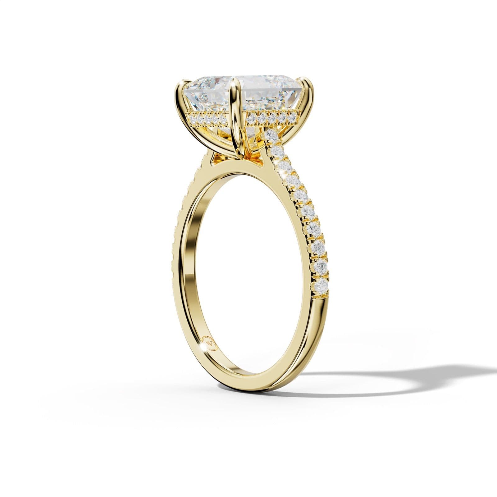 Alexis Asscher Cut Engagement Ring