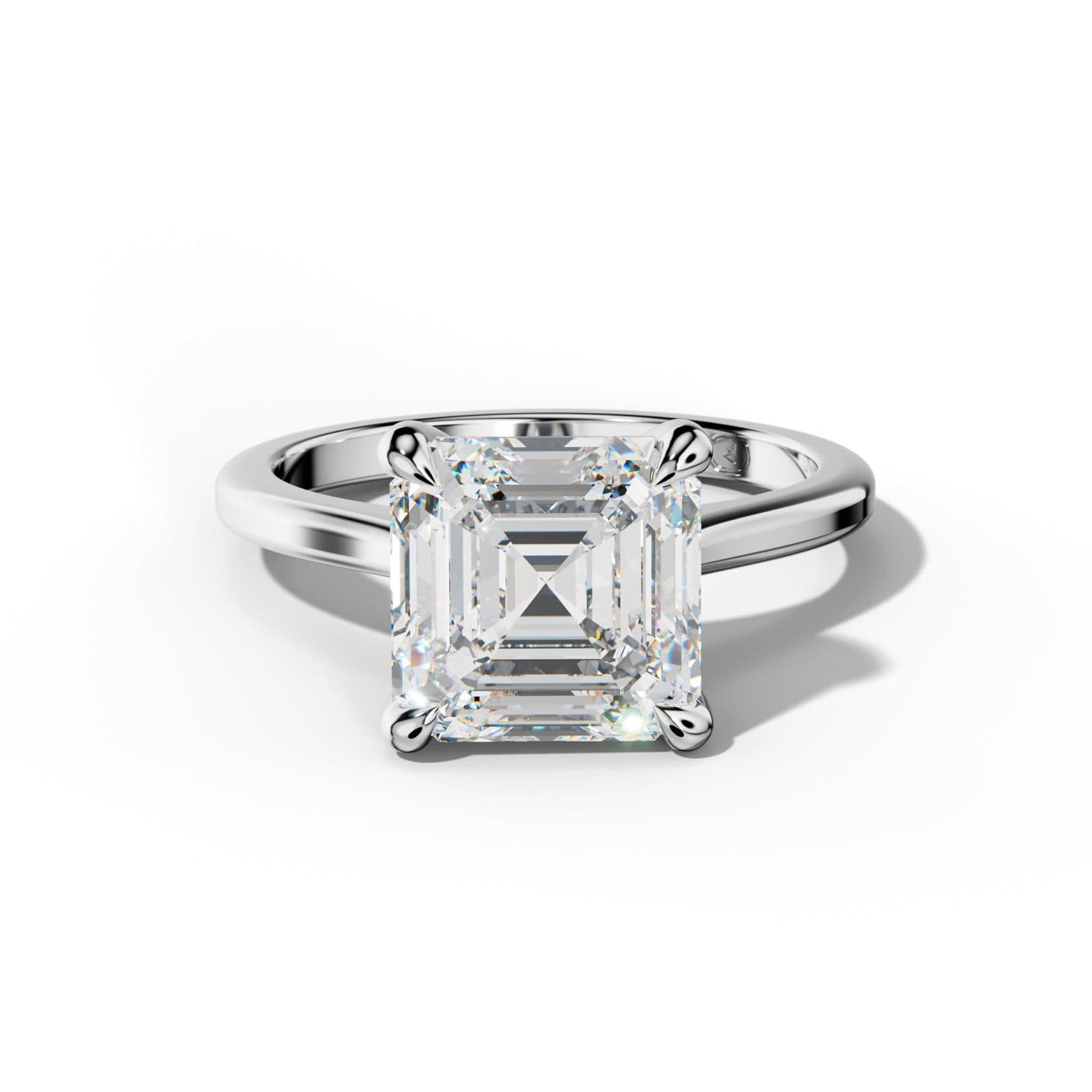 Madeline Asscher Cut Engagement Ring