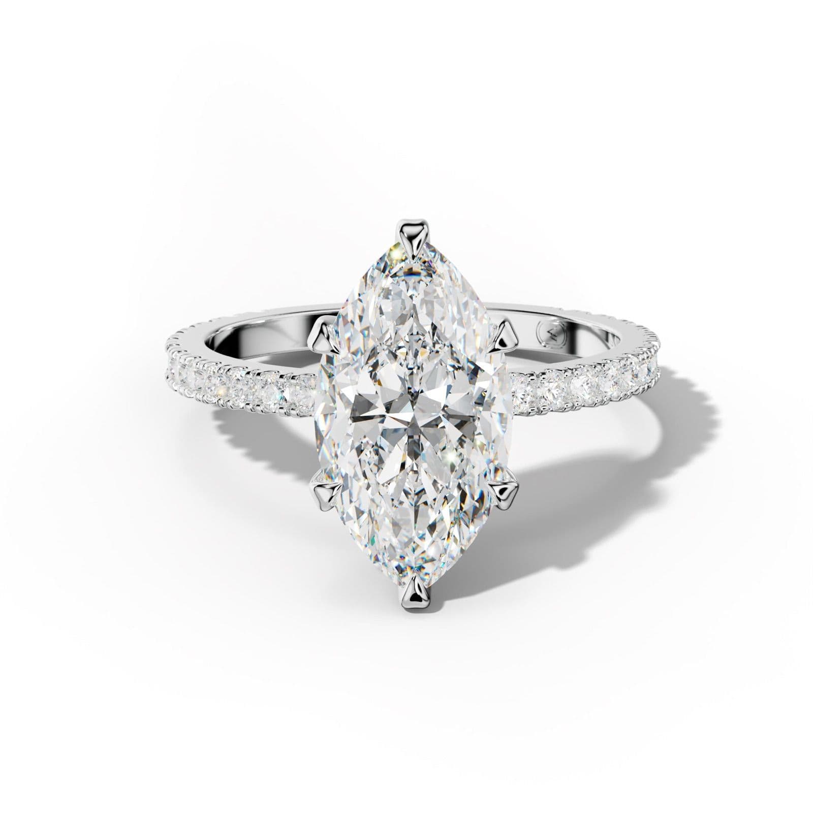 Isabelle Marquise Cut Diamond Engagement Ring