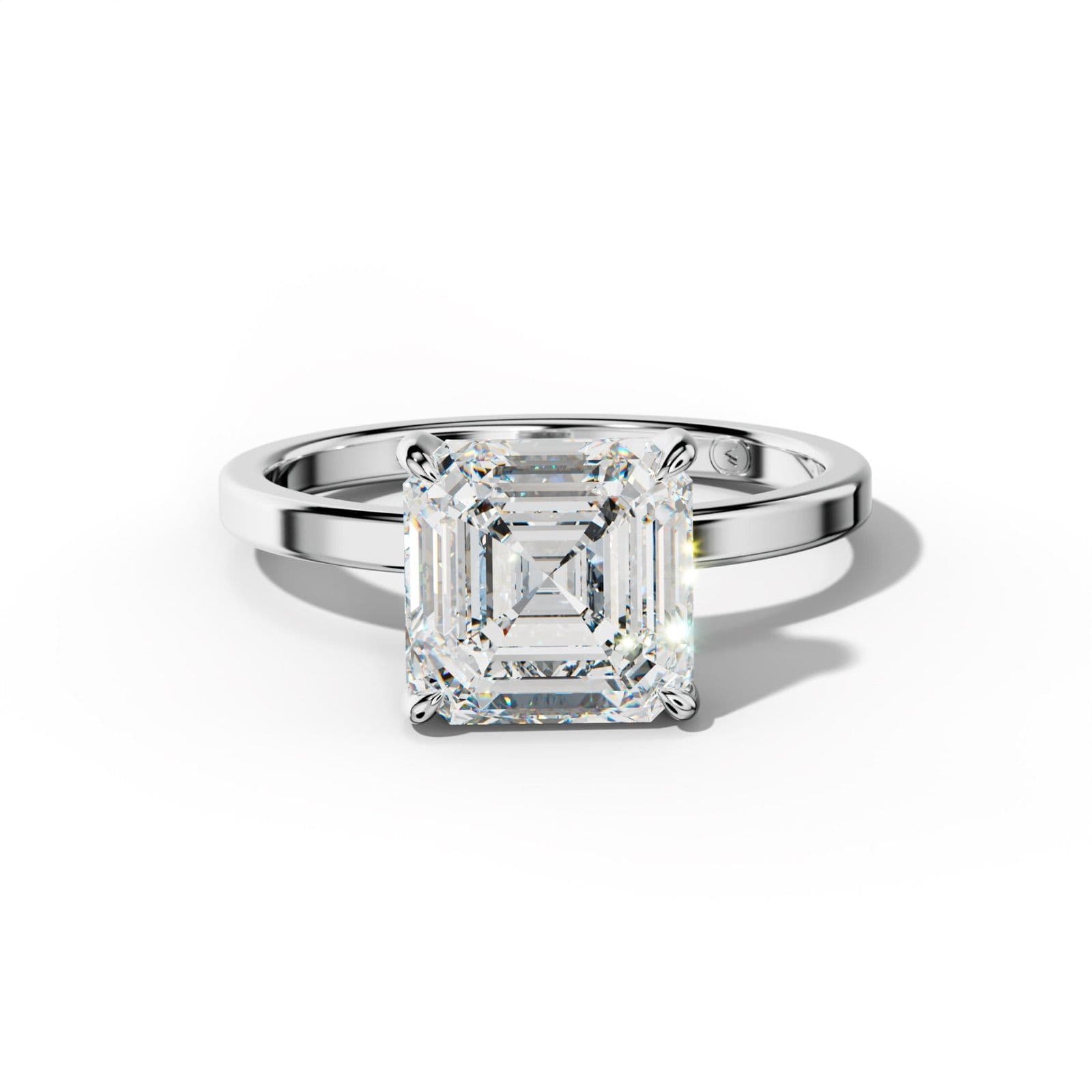 Emma Asscher Cut Diamond Engagement Ring