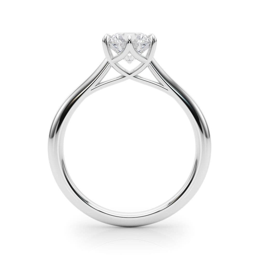 Grace Round Diamond Solitaire Engagement Ring
