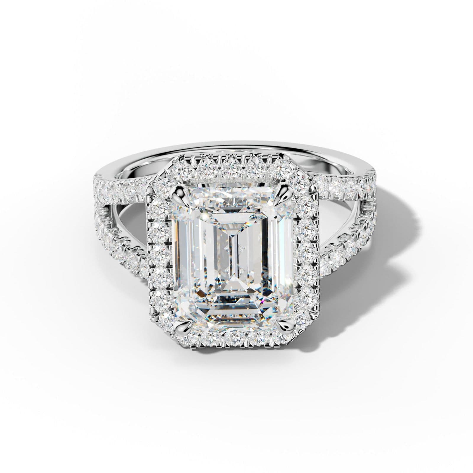 Ariel Emerald Cut Engagement Ring