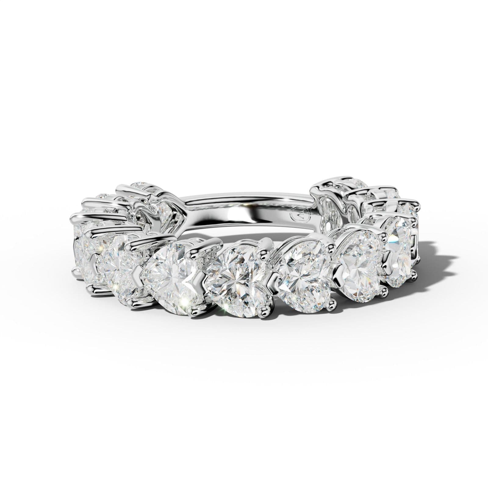 6.0 Carat East West Heart Diamond Anniversary Band