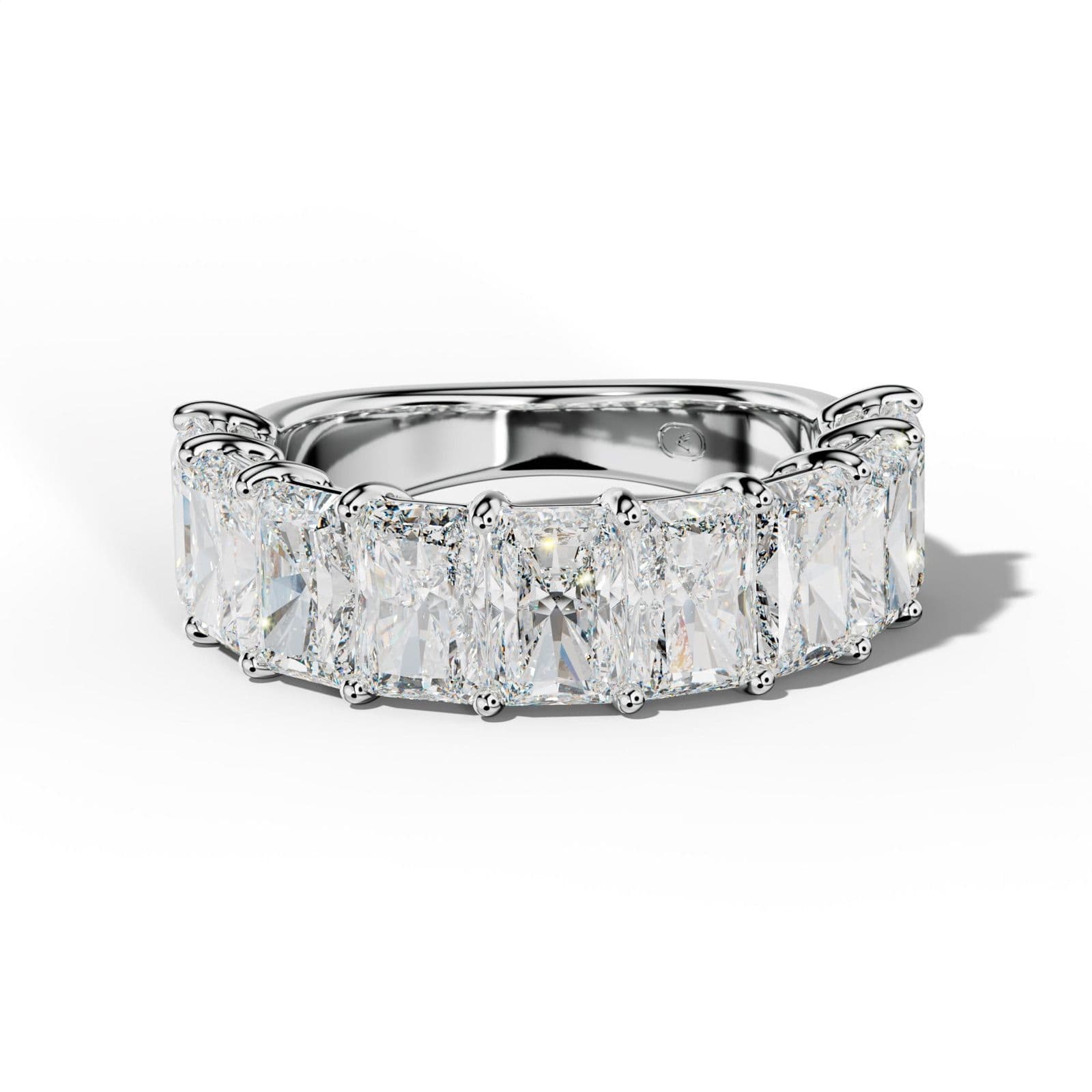 6.0 Carat Radiant Diamond Half Anniversary Band
