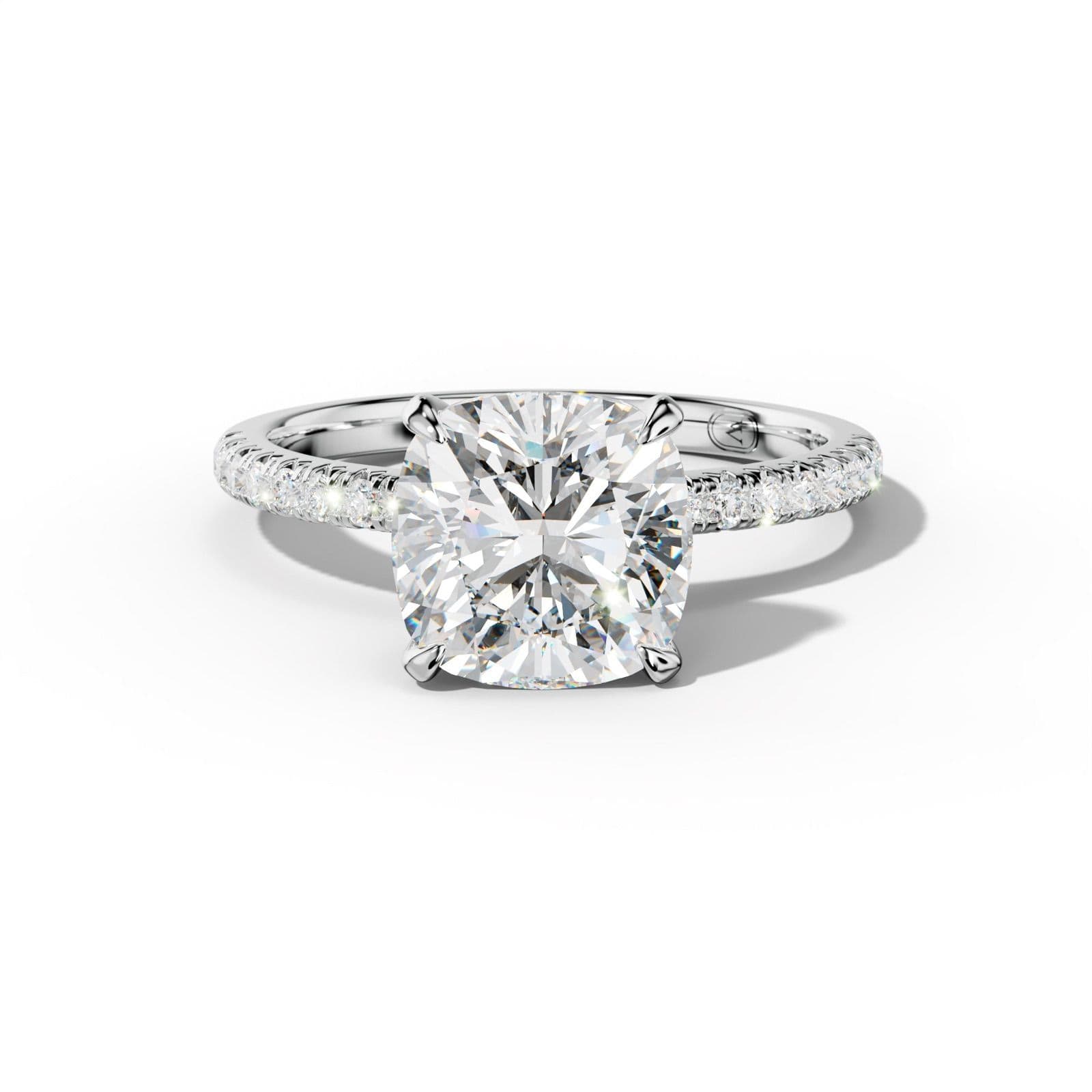Ava Cushion Diamond Engagement Ring