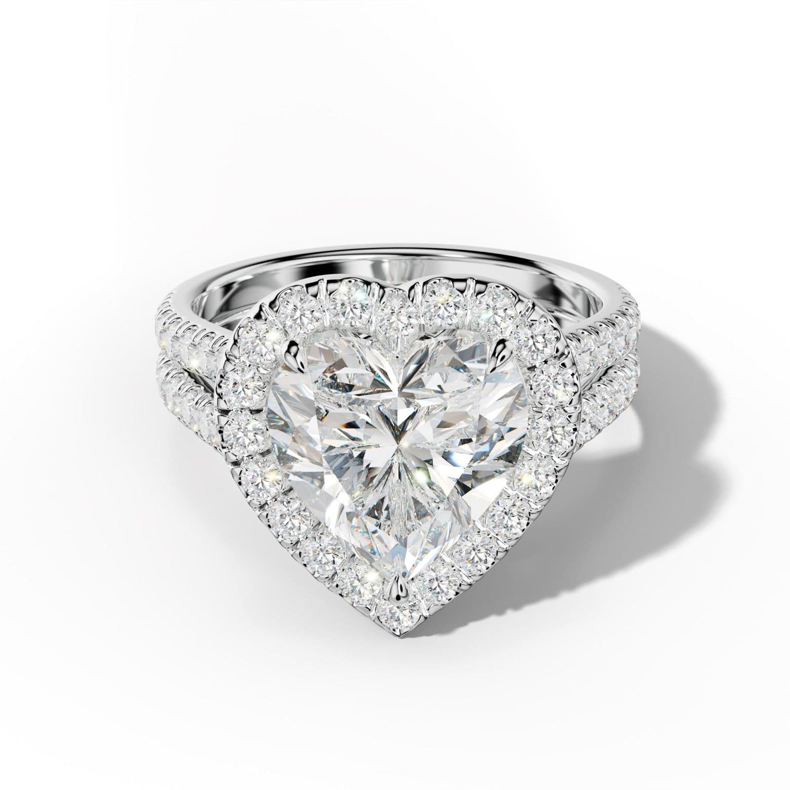 Hailey Heart Cut Engagement Ring