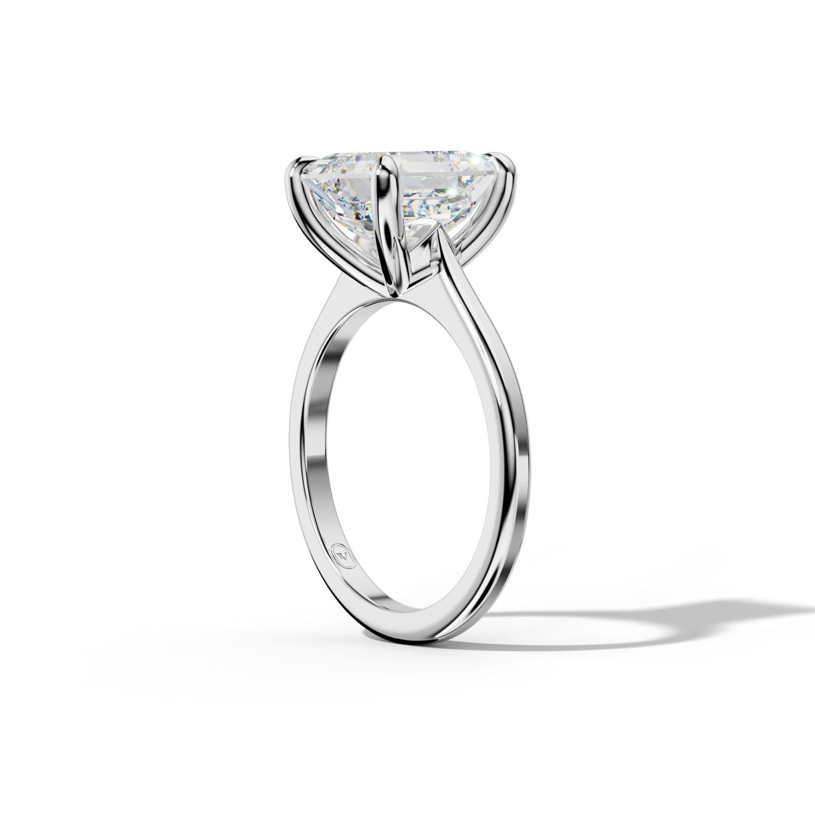 Madeline Asscher Cut Engagement Ring