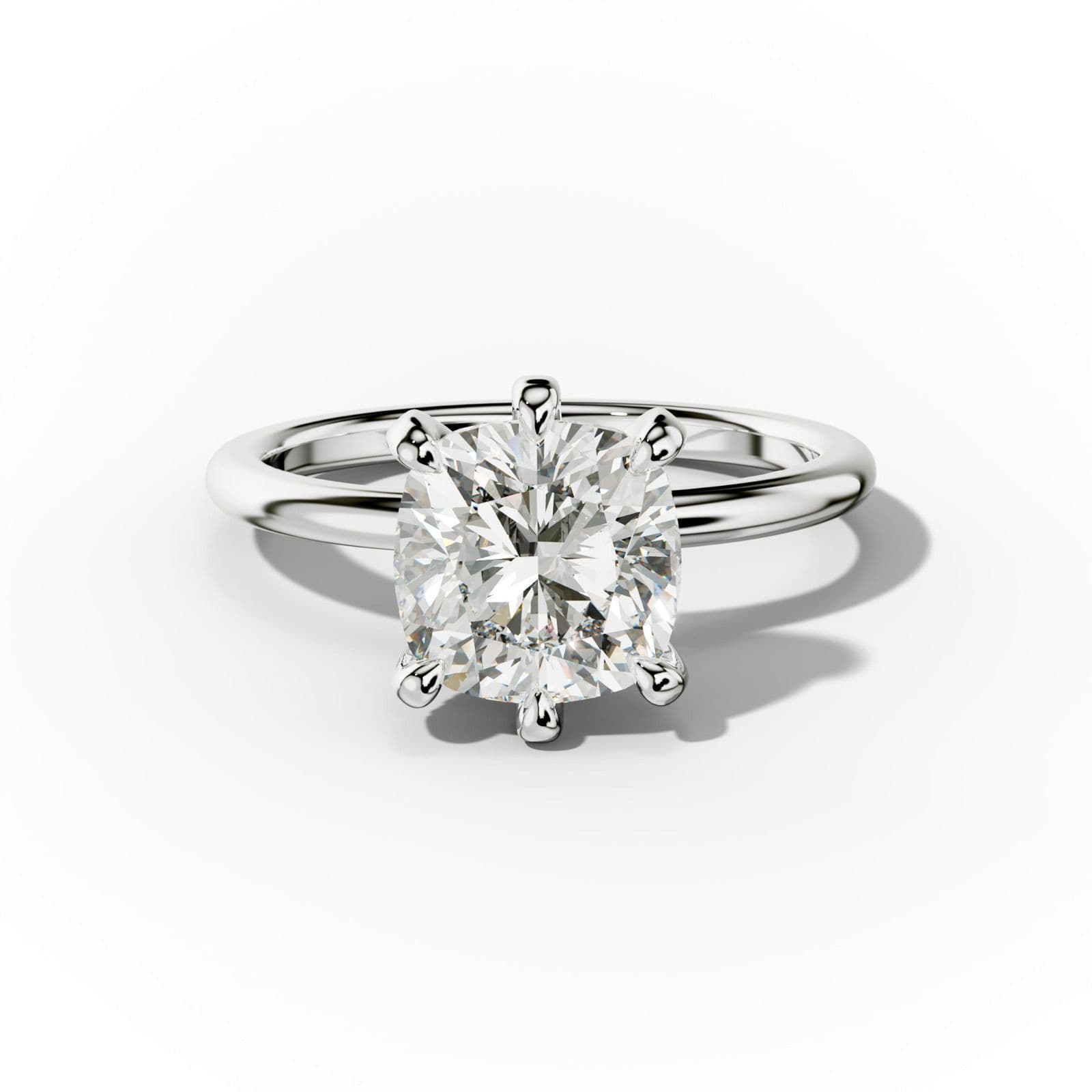 Zoey Cushion Cut Engagement Ring