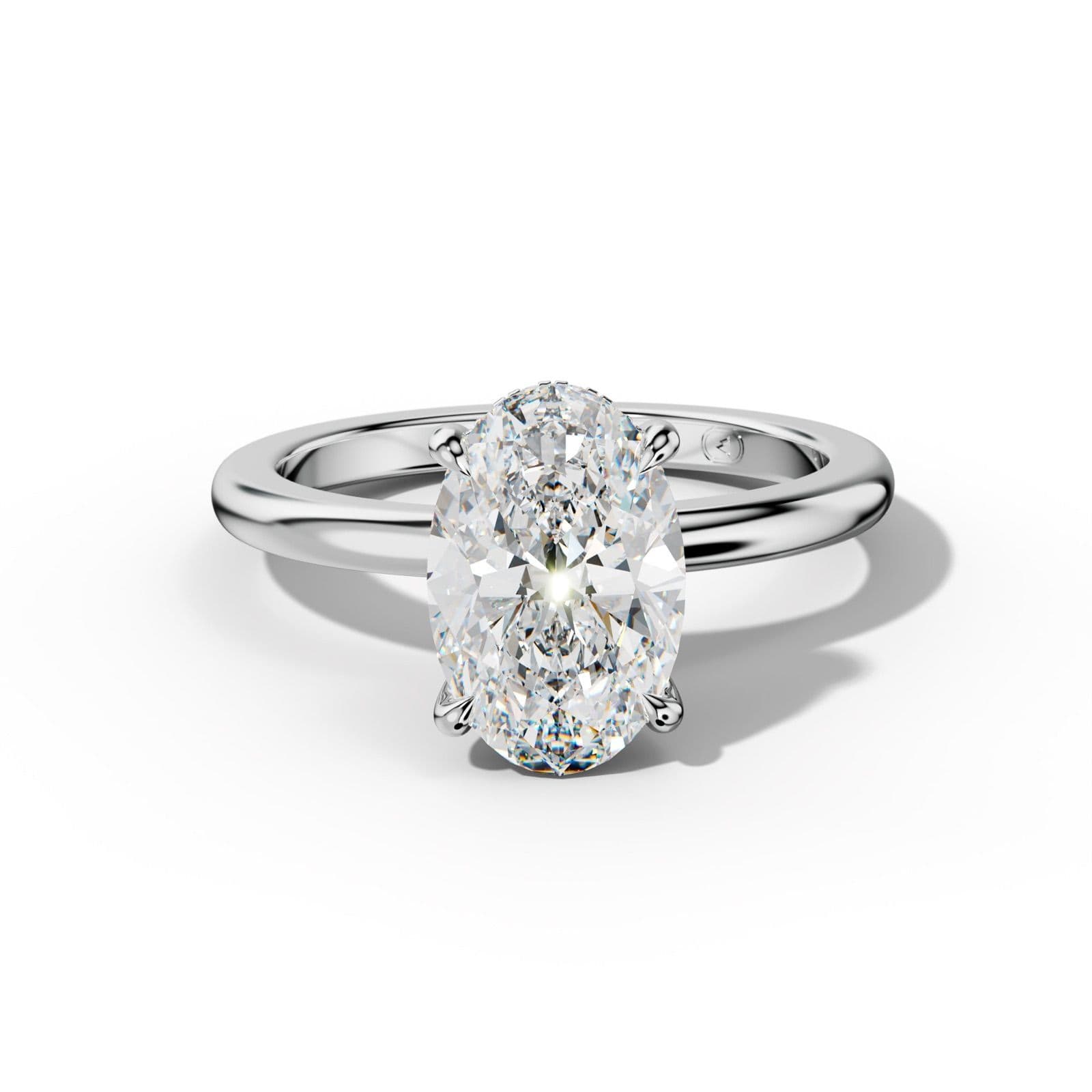 Reese Oval Diamond Engagement Ring