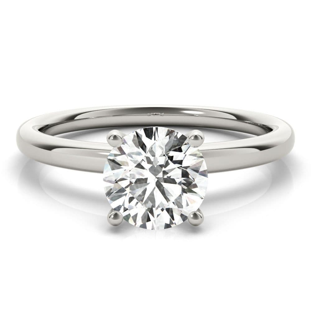 Athena Round Diamond Solitaire Engagement Ring