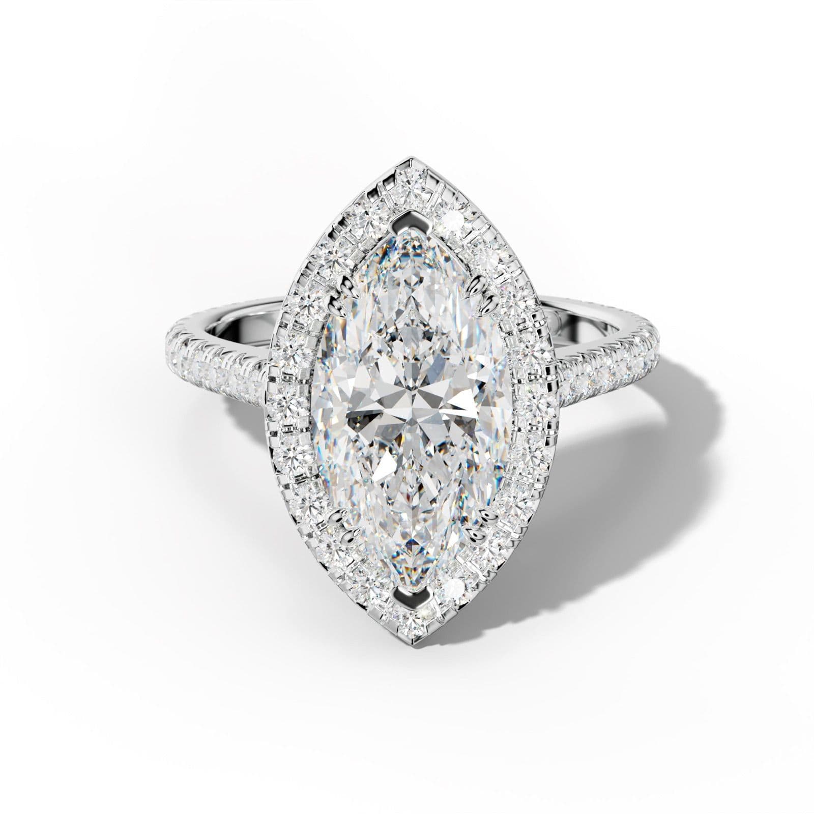 Madison Marquise Cut Diamond Engagement Ring