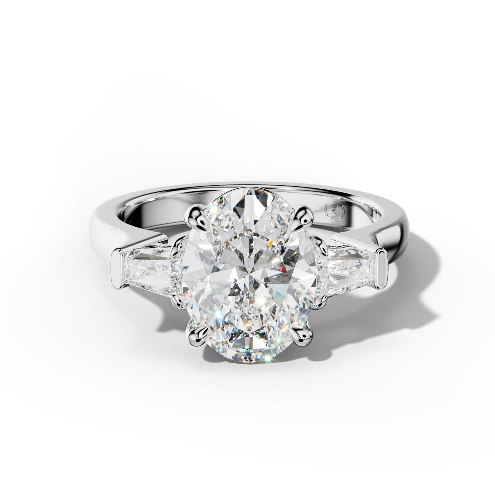 Zaria Oval Diamond Engagement Ring