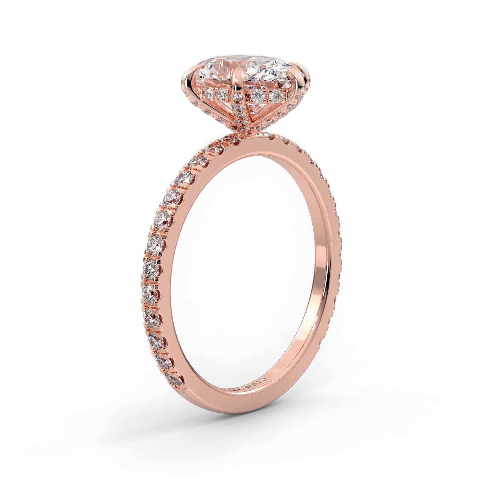 Alessandra Oval Diamond Engagement Ring