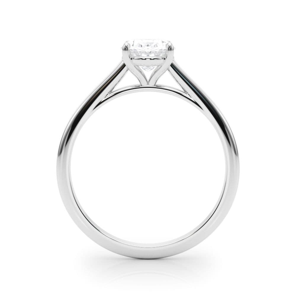 Amelia Oval Diamond Solitaire Engagement Ring