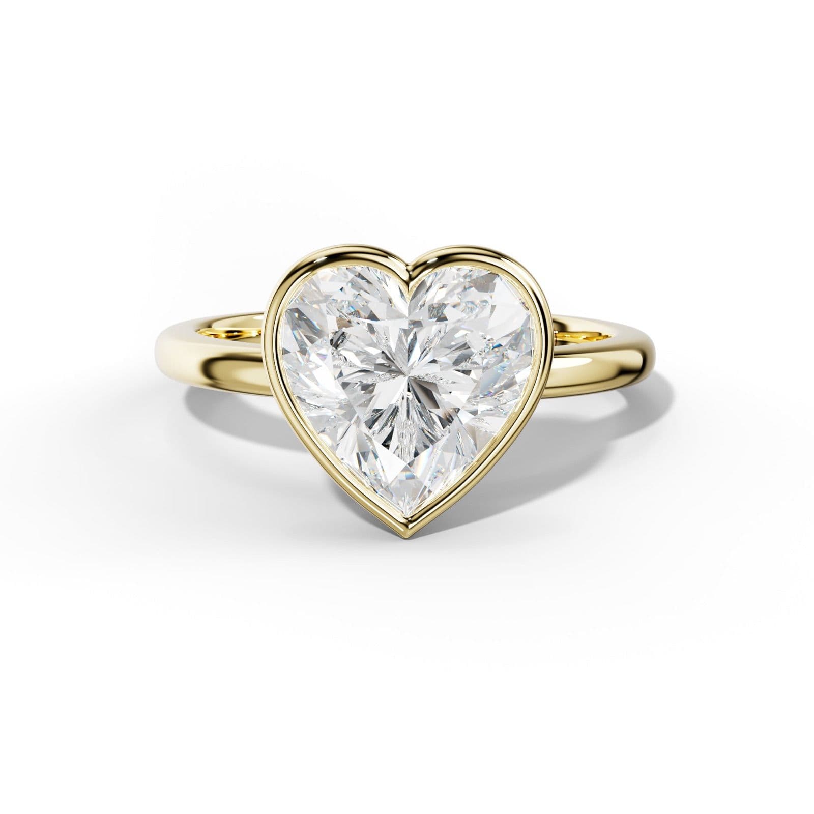 Malaya Heart Diamond Engagement Ring