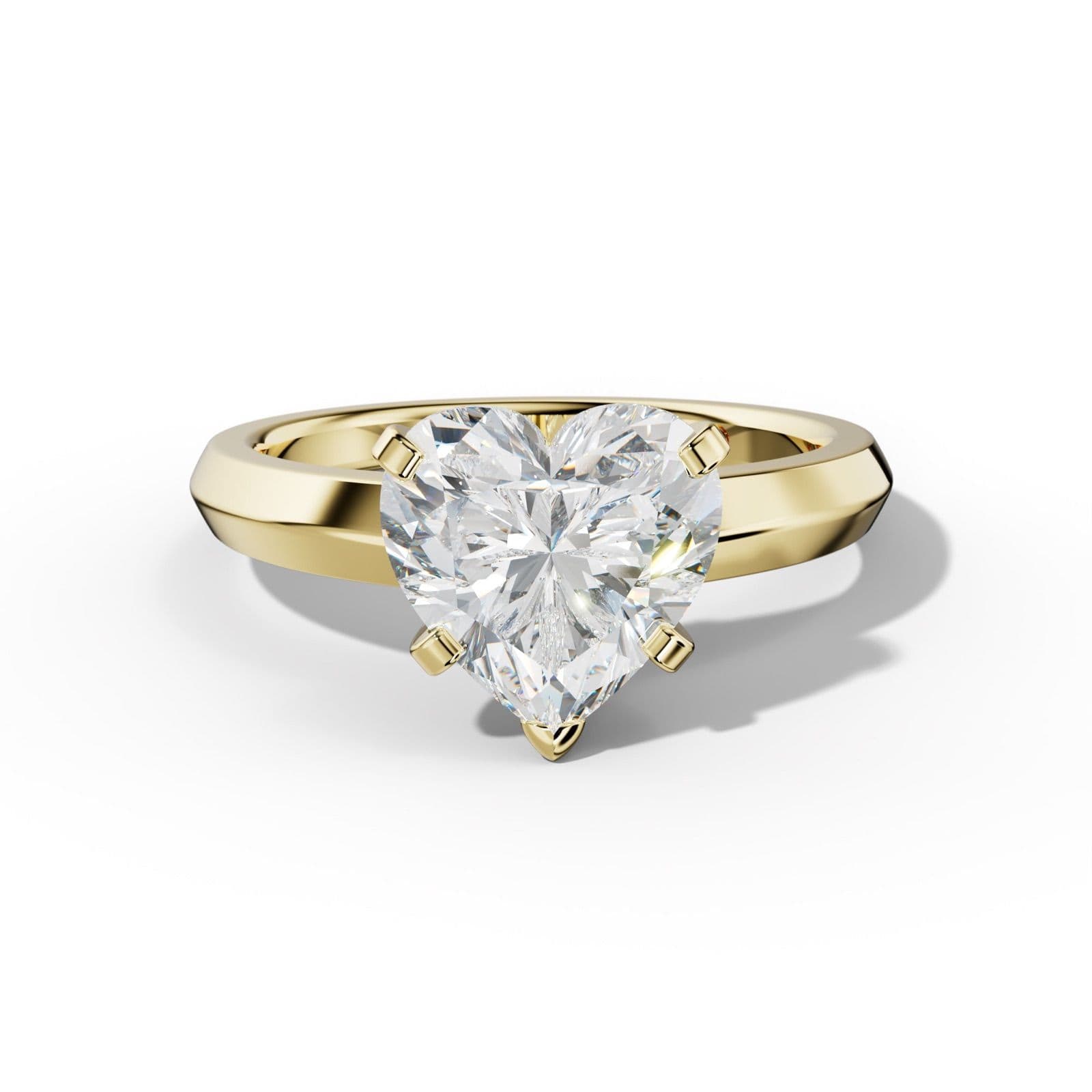 Nia Heart Diamond Engagement Ring
