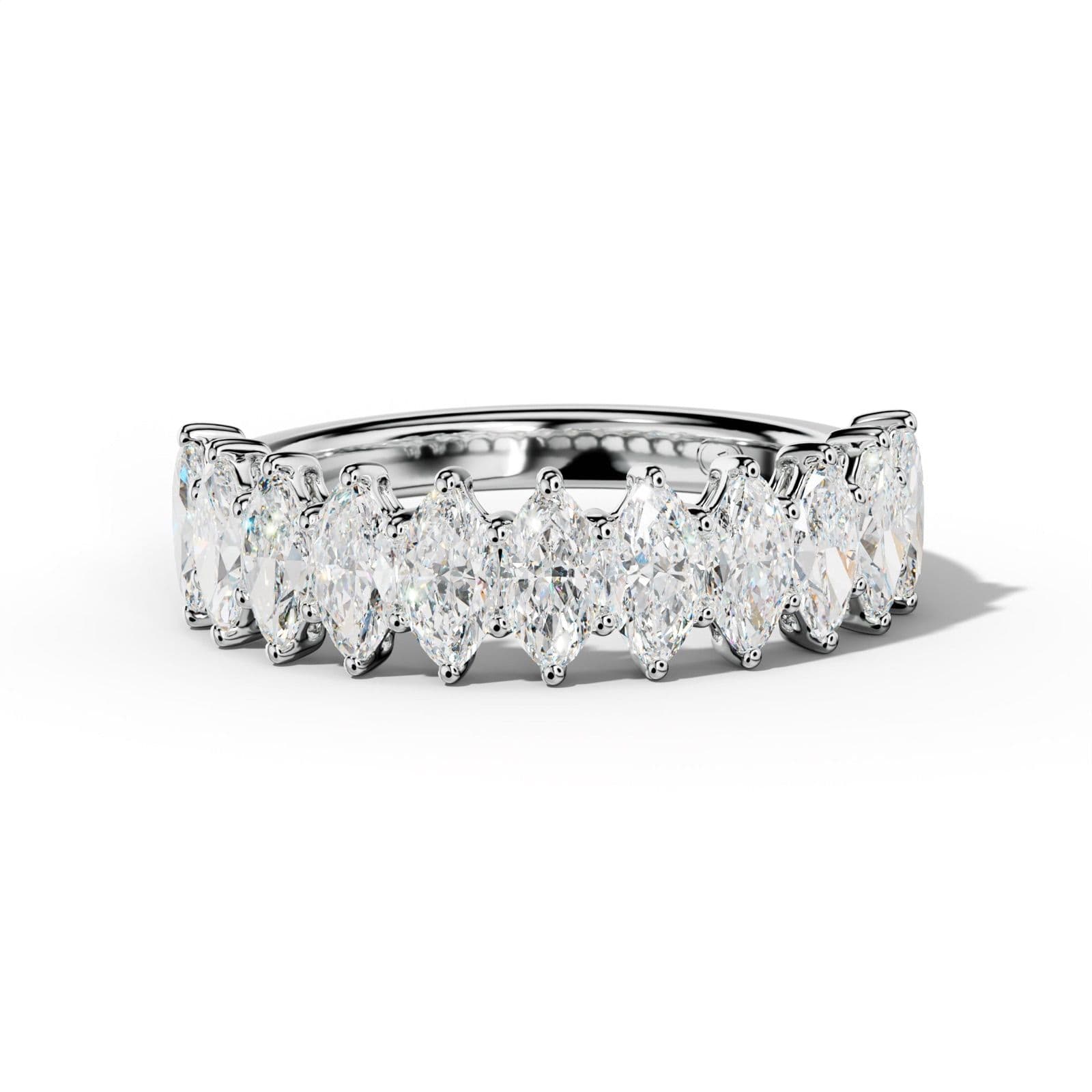 2.0 Carat Marquise Diamond Half Anniversary Band