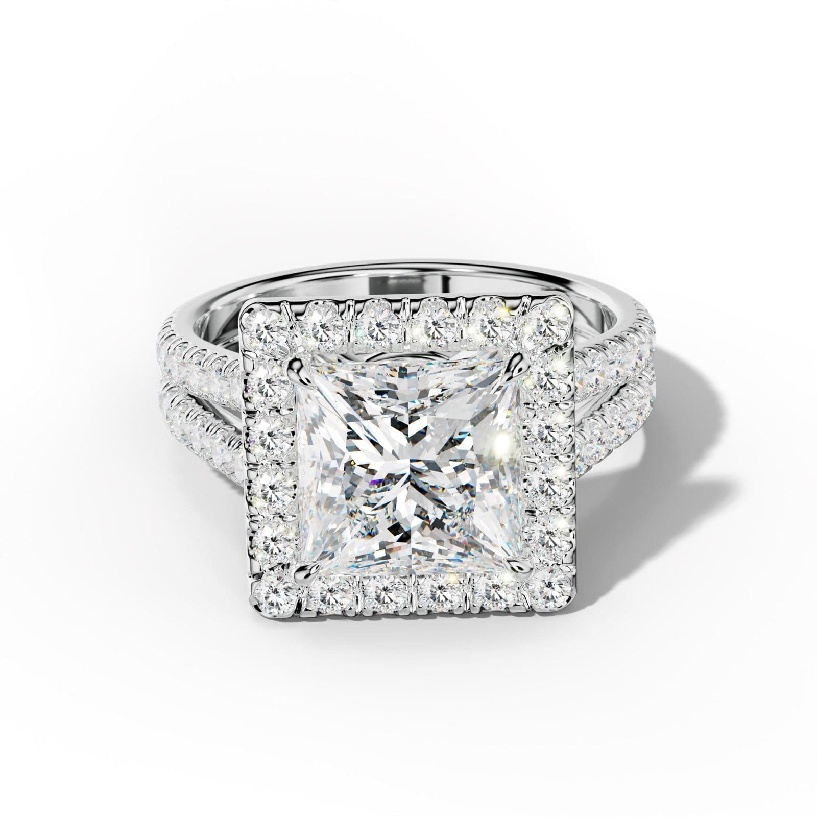 Hailey Princess Cut Engagement Ring