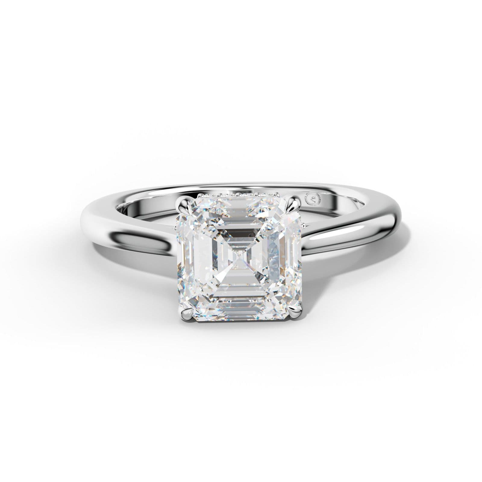 Millie Asscher Diamond Engagement Ring