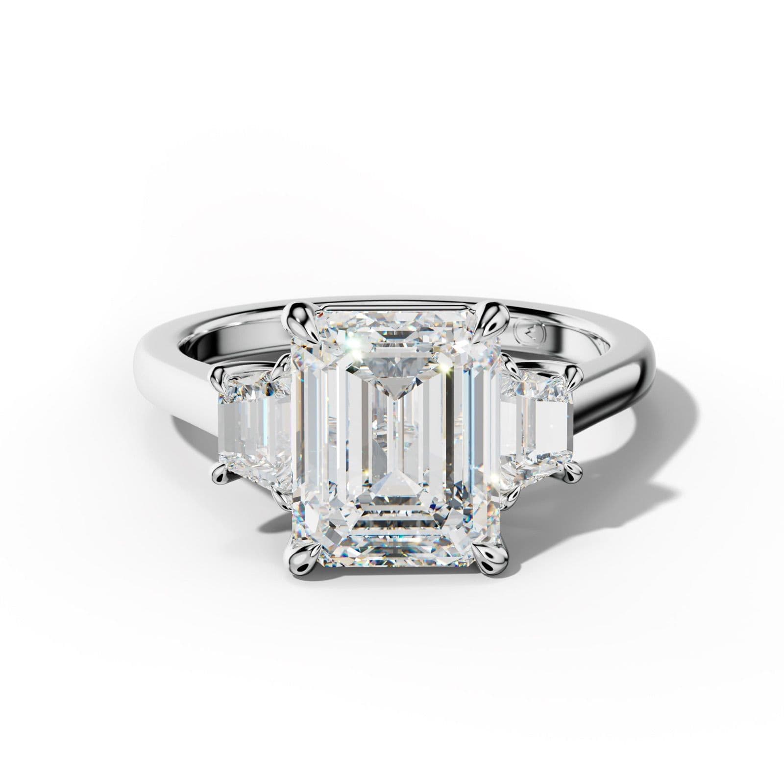 Emery Emerald Cut Engagement Ring
