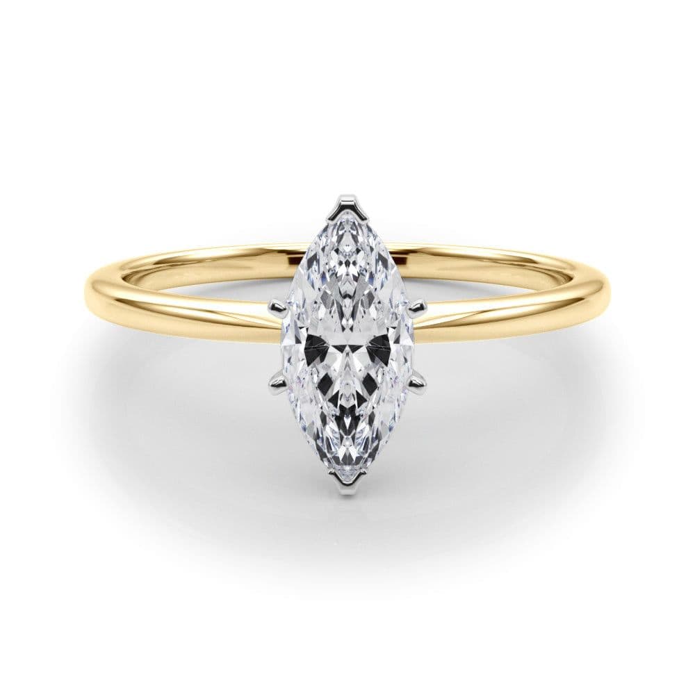 Angelica Marquise Diamond Solitaire Engagement Ring