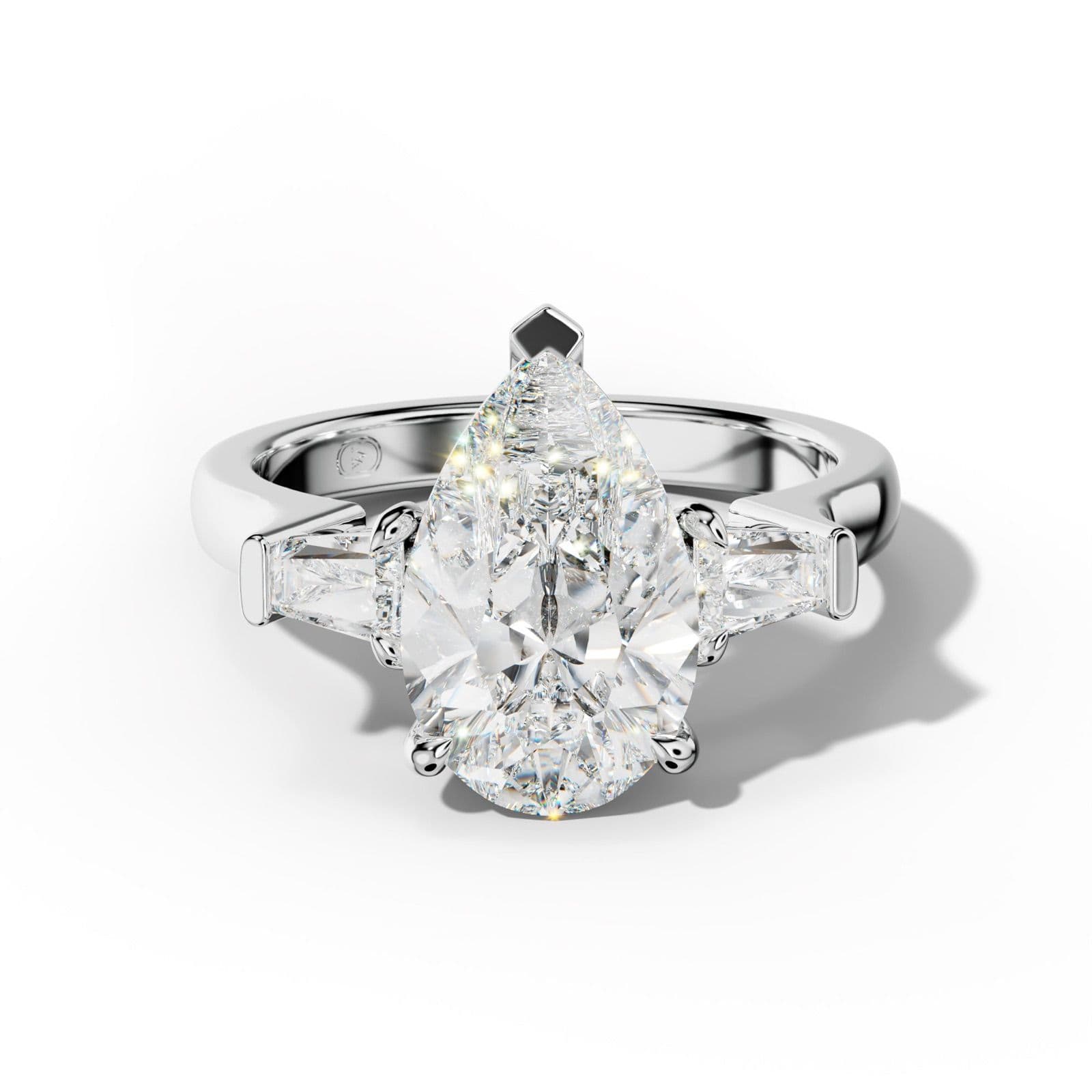 Zaria Pear Shape Engagement Ring