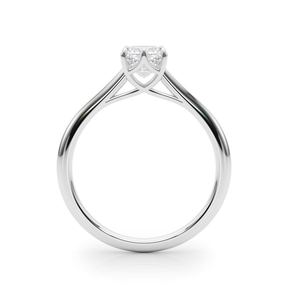 Grace Cushion Diamond Solitaire Engagement Ring