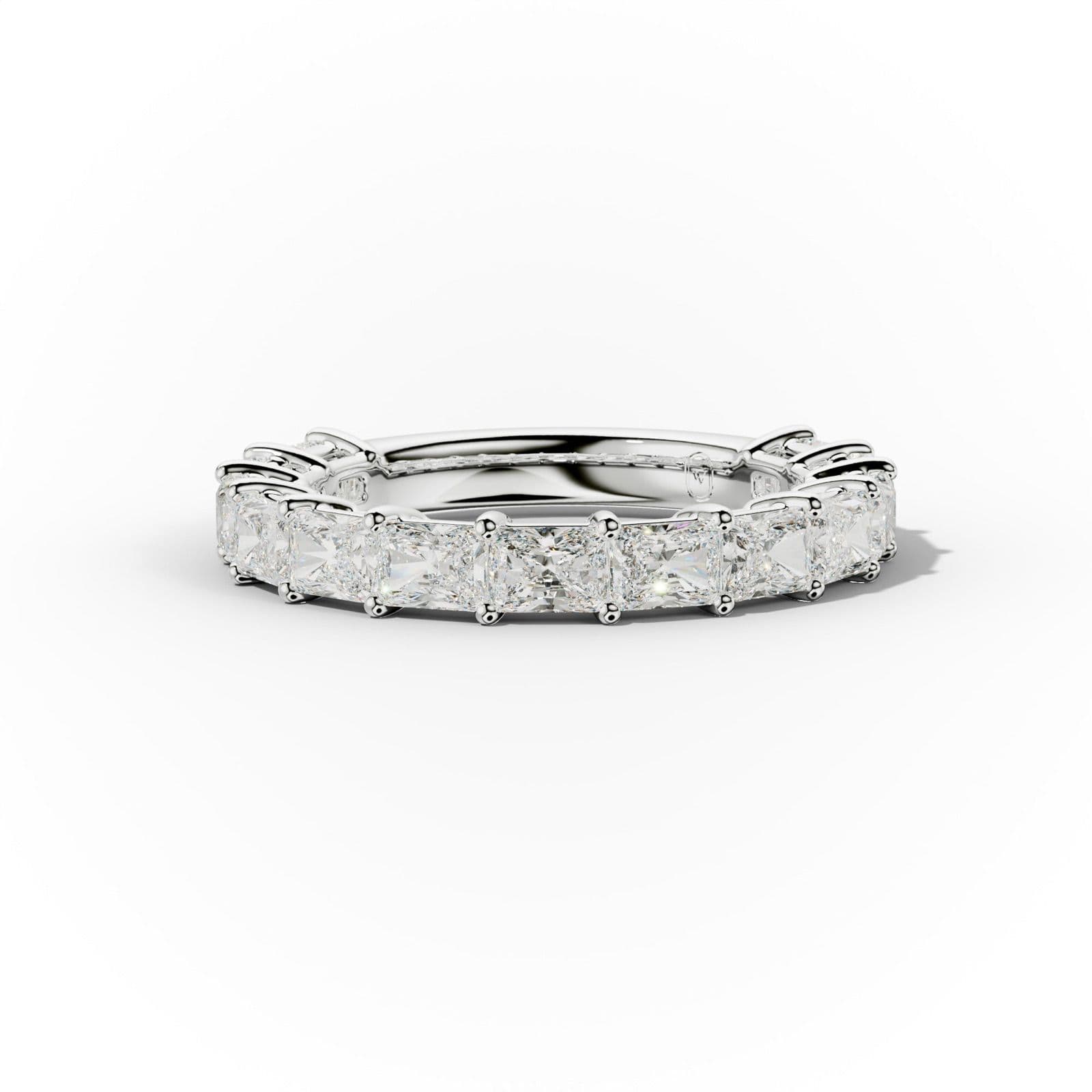 3.0 Carat East West Radiant Cut Diamond Anniversary Band