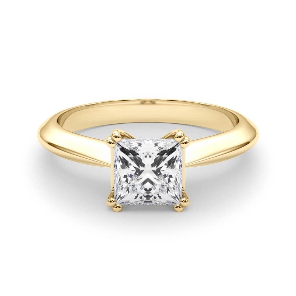 Ava Princess Diamond Solitaire Engagement Ring