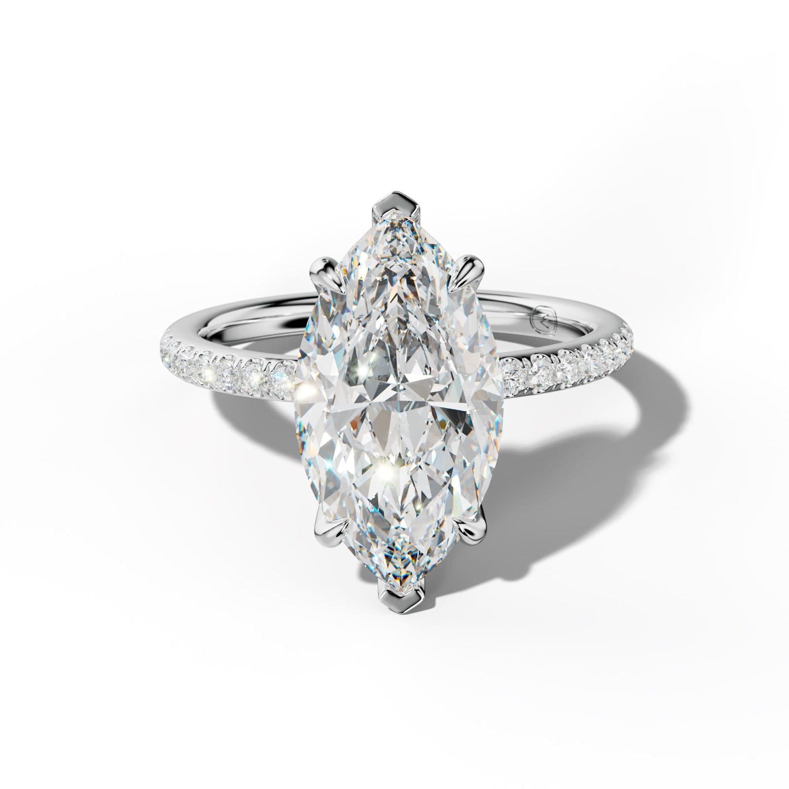 Serena Marquise Diamond Engagement Ring
