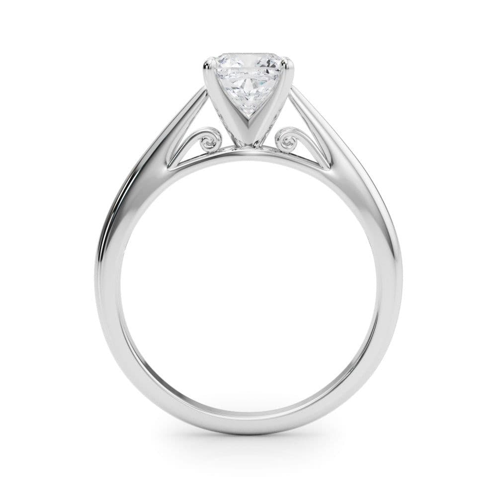 Katerina Cushion Diamond Solitaire Engagement Ring