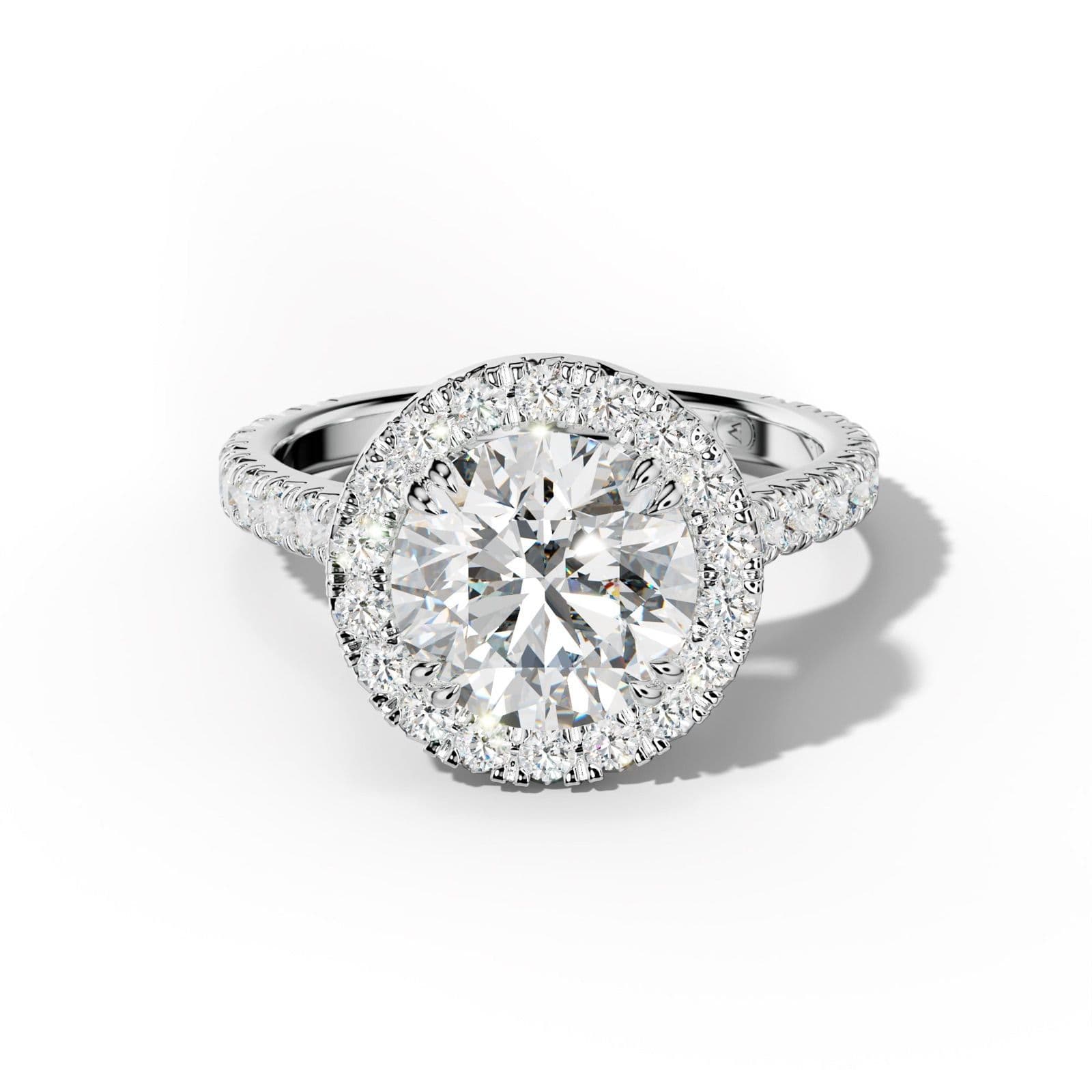 Adeline Round Diamond Engagement Ring
