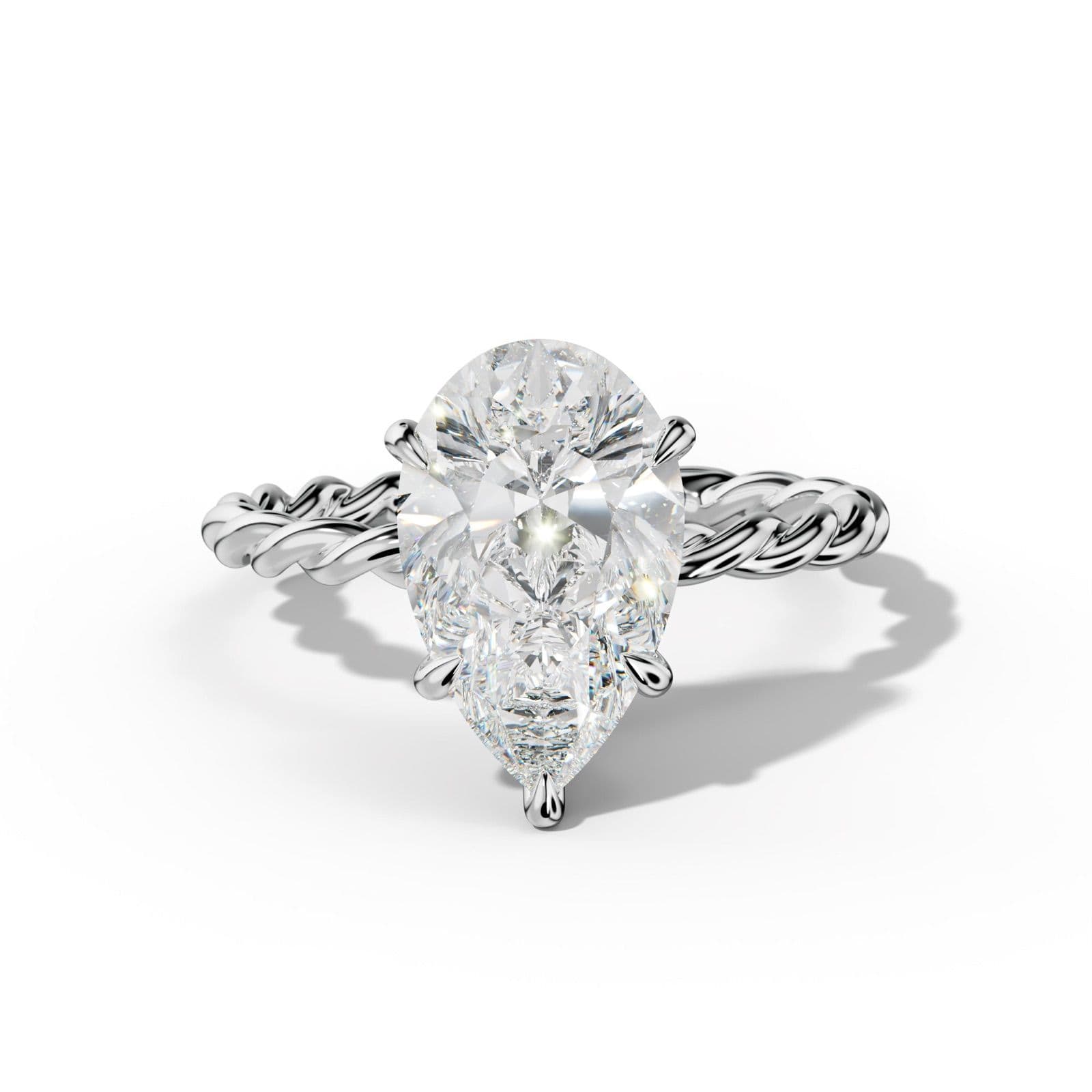 Sunny Pear Shape Engagement Ring