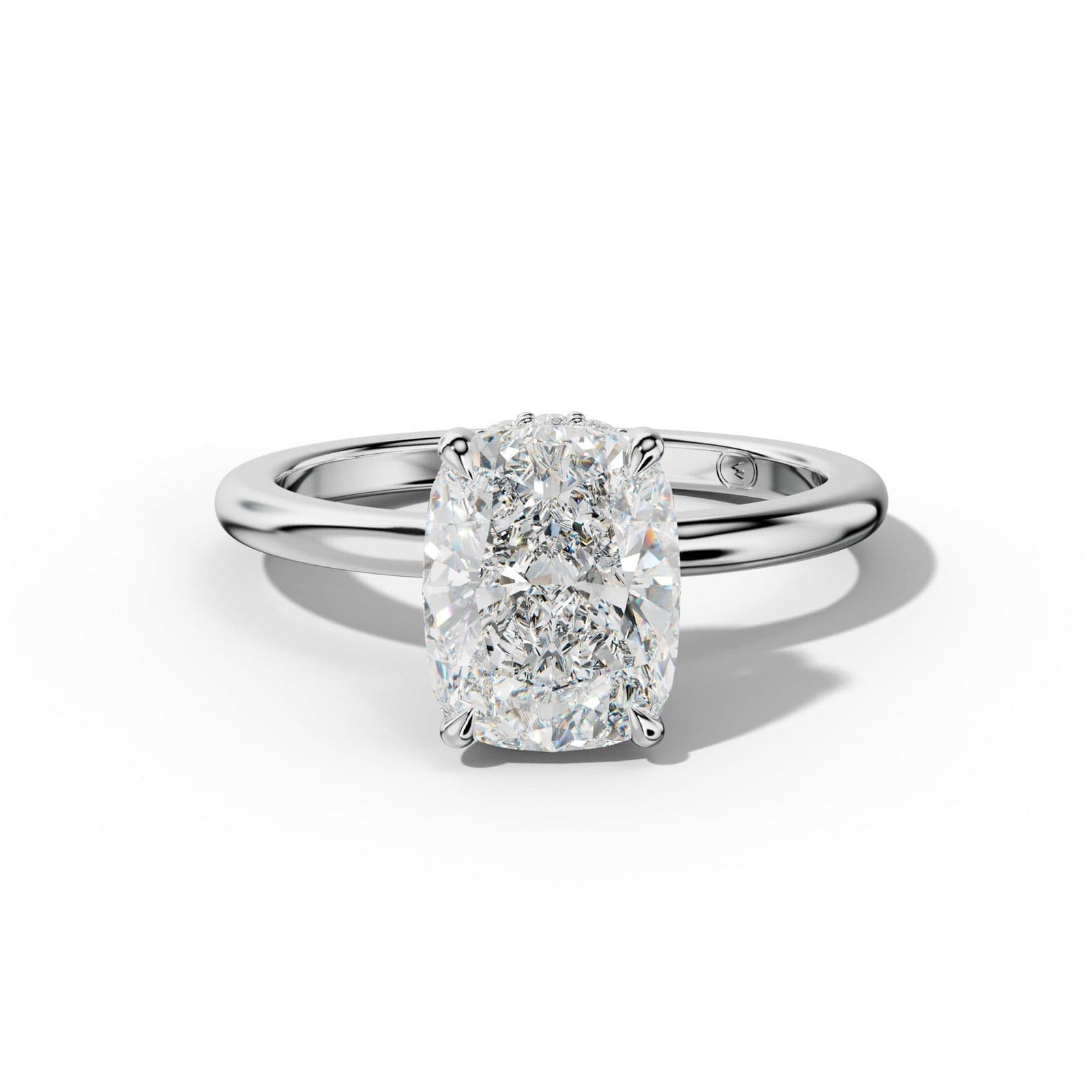 Sophia Elongated Cushion Cut Diamond Engagement Ring