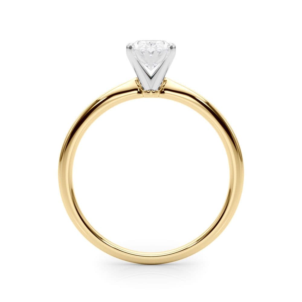Angelica Oval Diamond Solitaire Engagement Ring