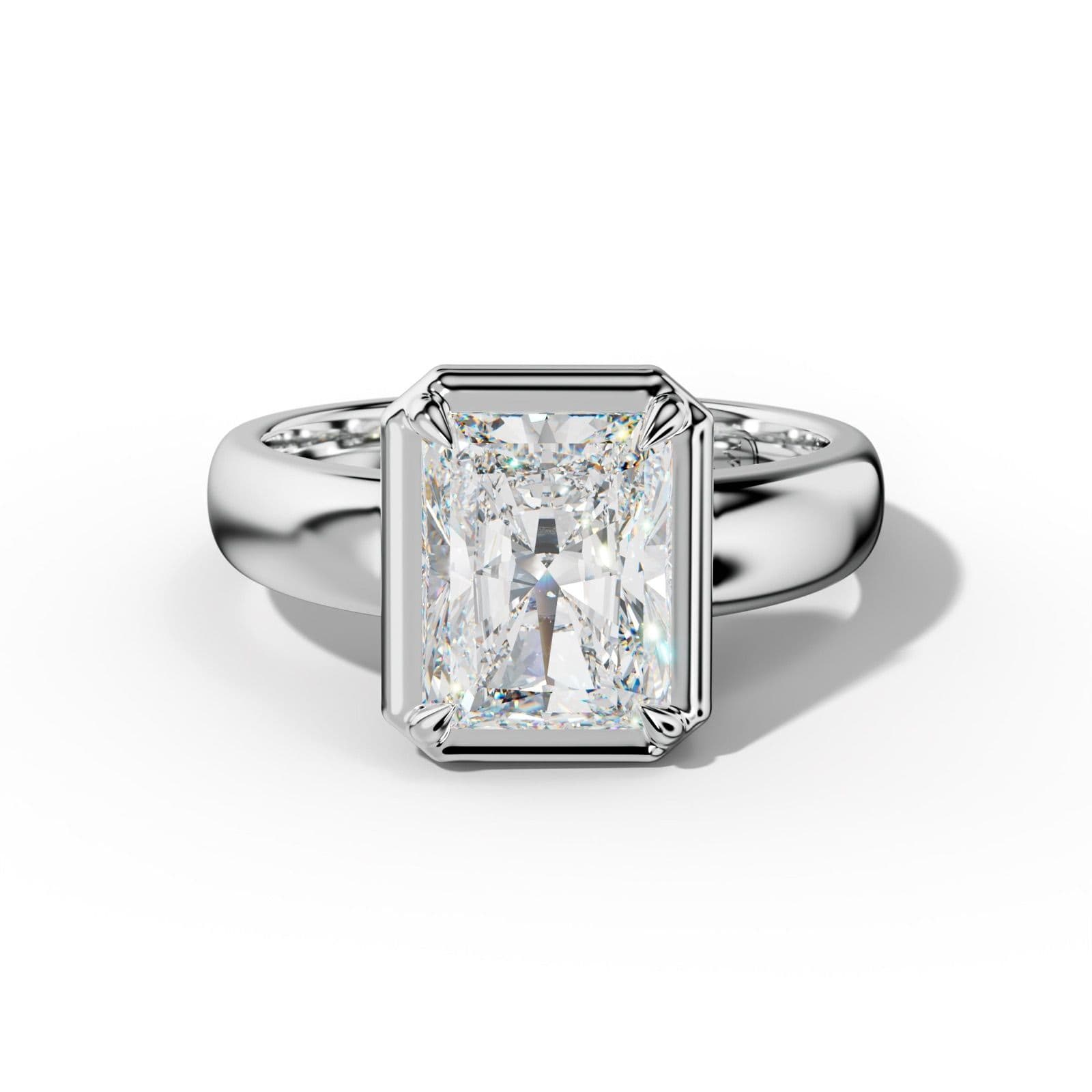 Giselle Radiant Diamond Engagement Ring