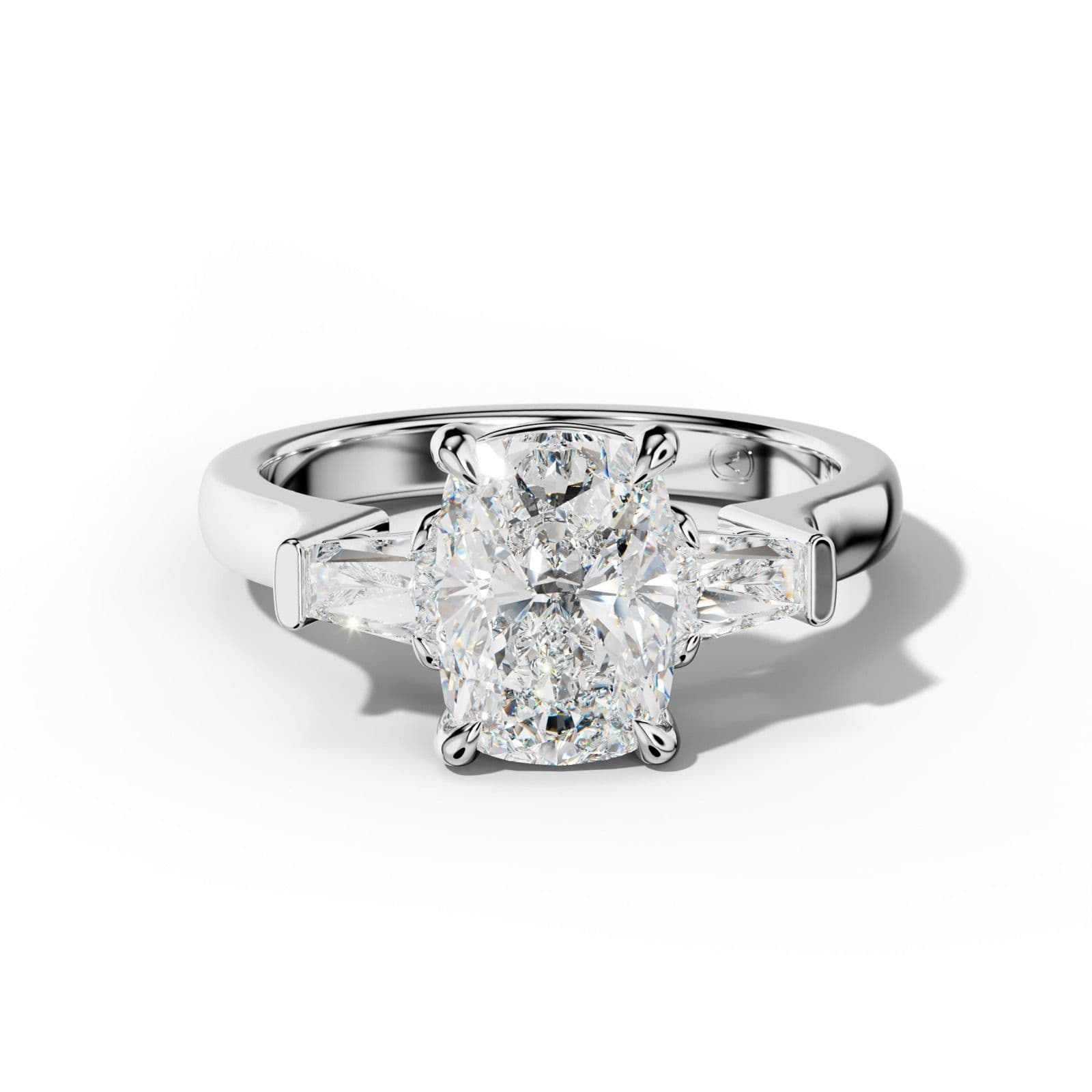 Zaria Elongated Cushion Cut Engagement Ring