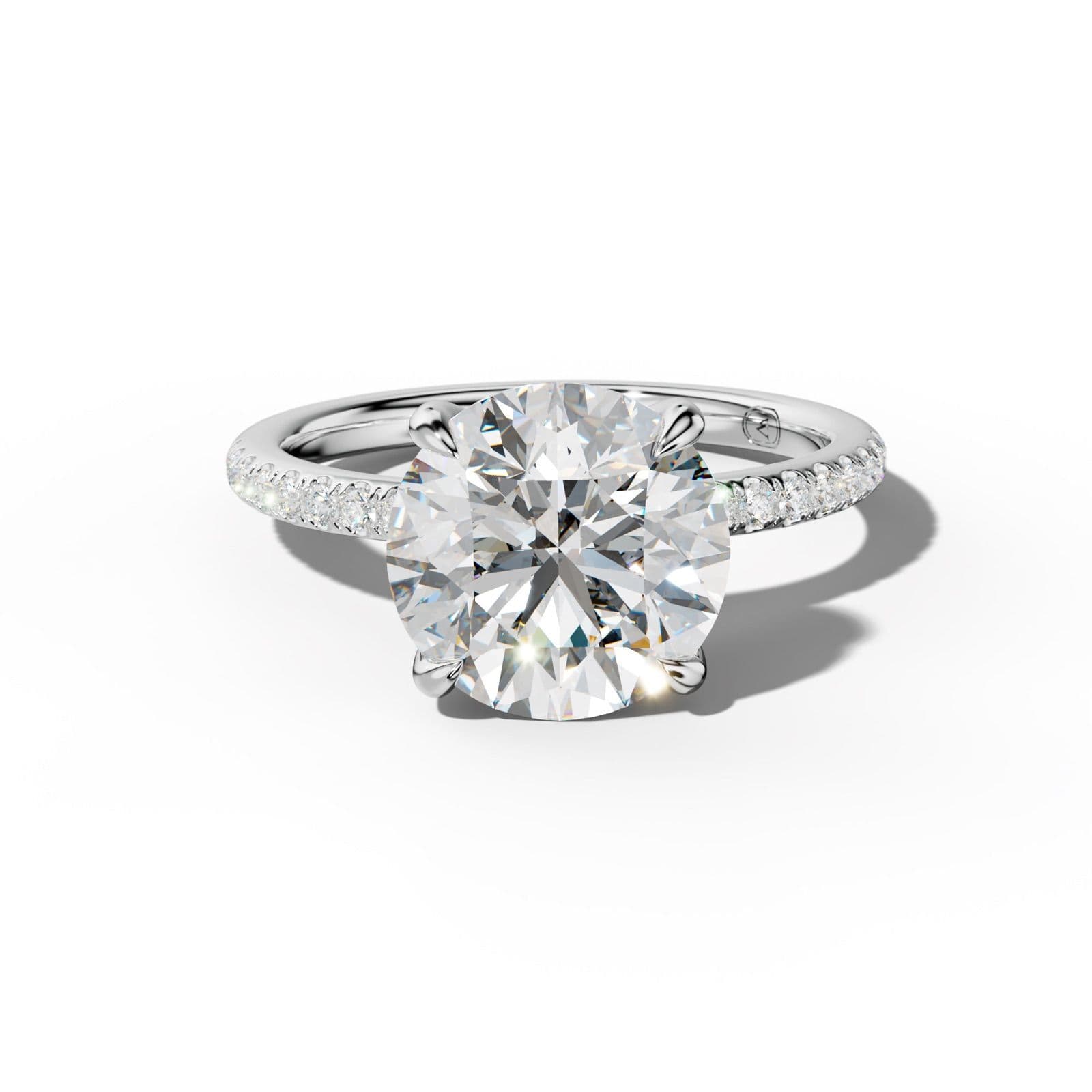 Serena Round Diamond Engagement Ring