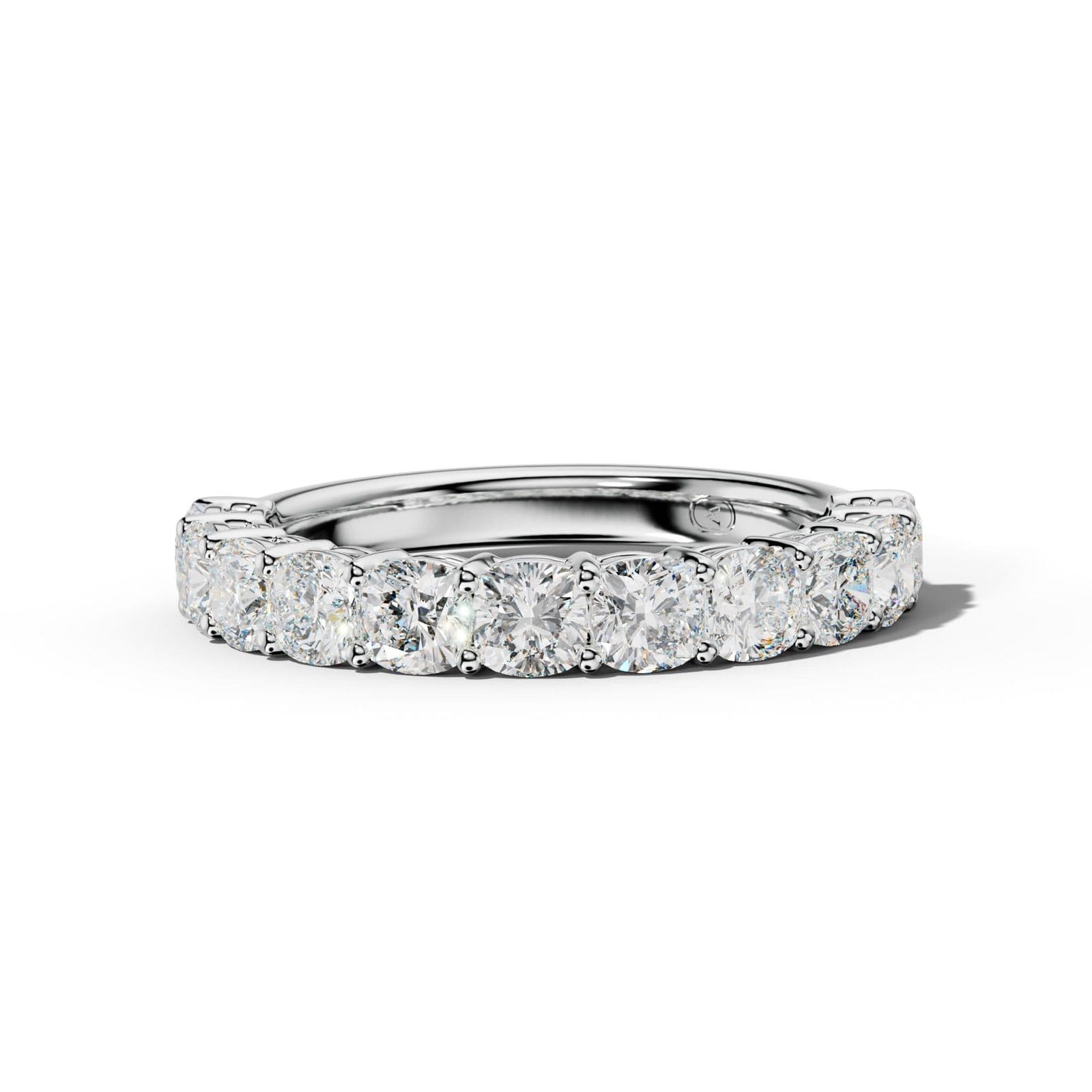 3.0 Carat Cushion Diamond Half Anniversary Band