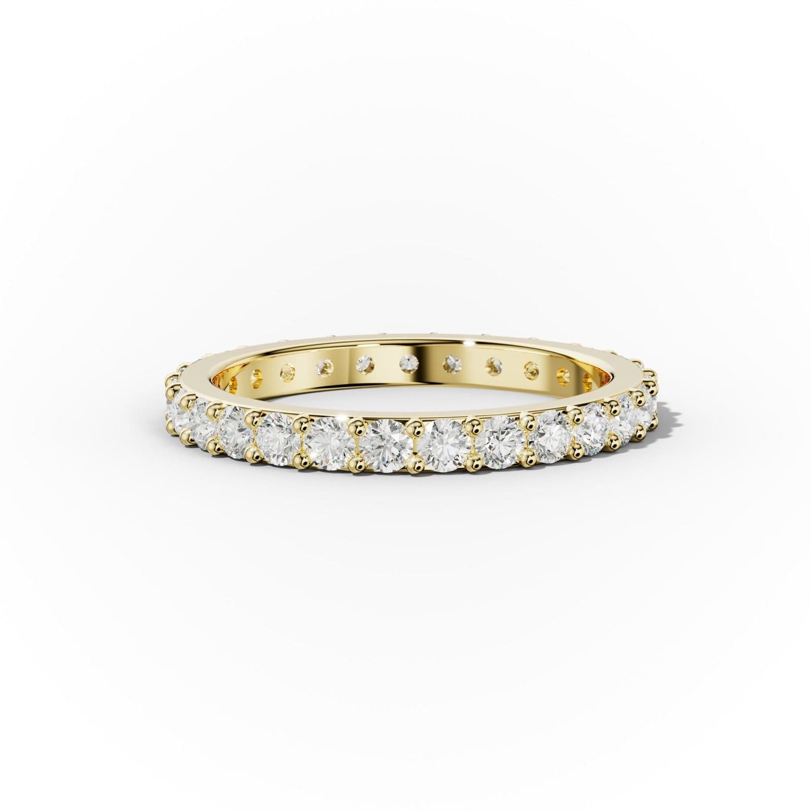 1 ct. Classic Round Diamond Eternity Band Shared Prong