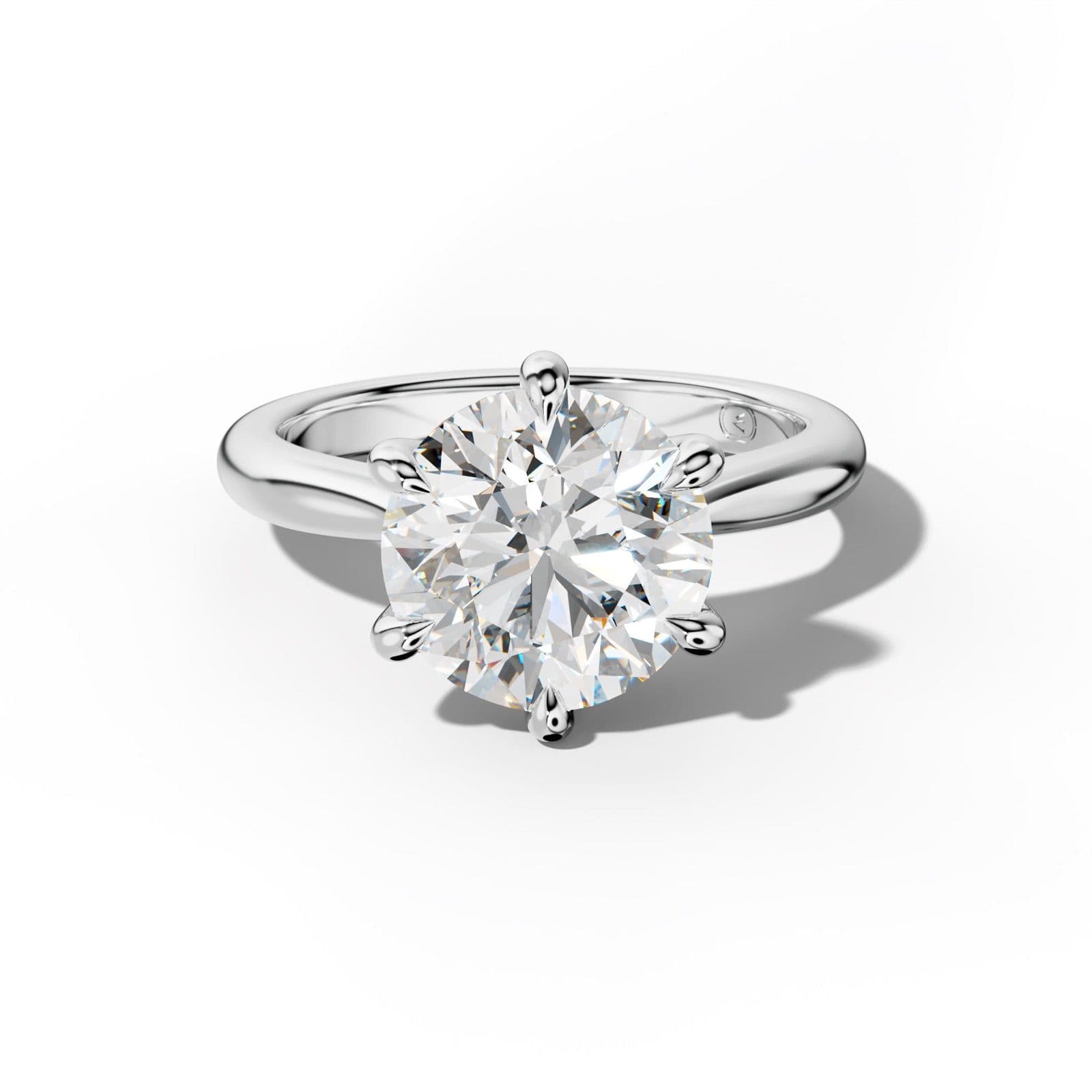 Miranda Round Diamond Engagement Ring